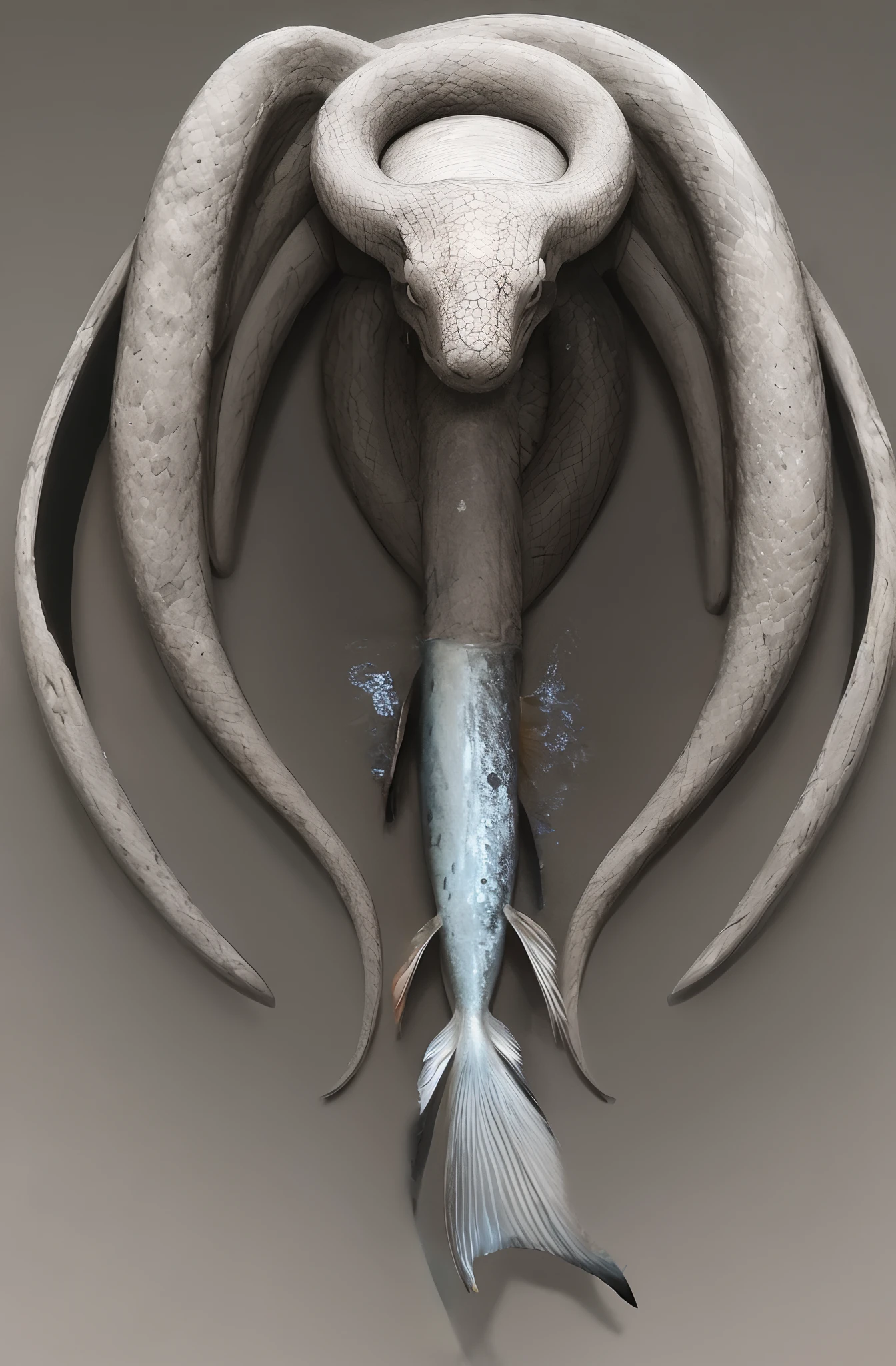 Tail of a fish