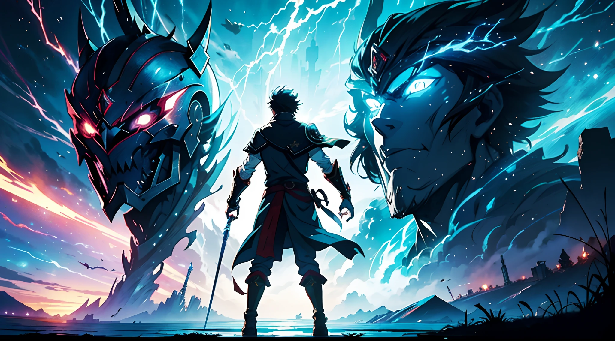 The anime begins with our protagonist, a young man with teleportation skills, discovering his power and learning to control it. He is a fearless warrior in search of adventures and challenges. The story unfolds in a fantasy world full of magical creatures and powerful beings. Throughout the plot, our hero faces powerful and dangerous enemies, but finds loyal allies who help him on his journey. Together, they face epic battles and challenges that test their skills and their courage. The anime's animation is stunning, with vibrant colors, detailed backdrops, and fluid movements. The visual effects are breathtaking, with bursts of energy, lightning and other manifestations of magical power. In the end, our hero becomes a legendary warrior, respected by all and feared by his enemies. He is the protector of his homeland, ready to fight any threat that arises. This epic anime is a thrilling adventure that keeps the viewer stuck until the end.