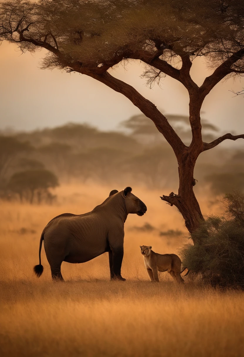 The Silent Stalk
Scene: The video opens with a wide shot of the savannah, with a lone antelope grazing peacefully. The camera slowly zooms in on the antelope, highlighting its calm demeanor.
Suspense Build: Suddenly, the camera cuts to the tall grass where a lioness is crouched, her eyes locked on the prey. The music intensifies as the lioness moves stealthily through the grass, almost invisible.
Climax: Just as the lioness is about to pounce, the antelope's head jerks up, sensing danger. The screen fades to black, leaving the audience in suspense about what happens next.
End Text: "The wild is full of surprises… Stay tuned."