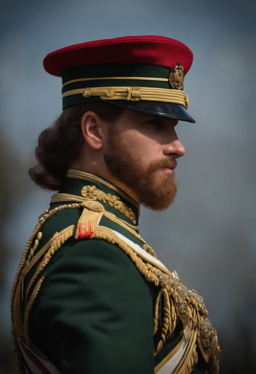 Military type cap
