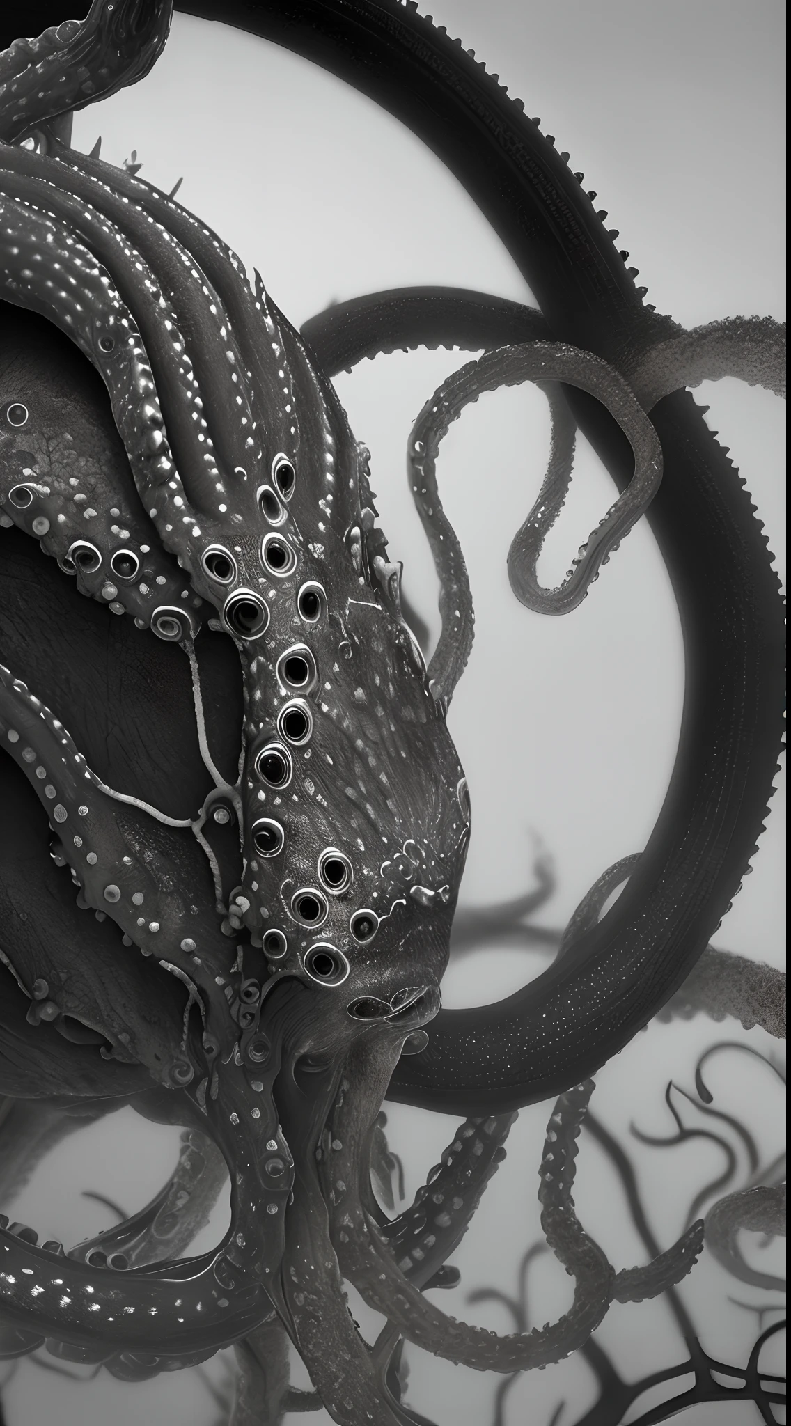 vecna, highres, 1boy, bald, black_border, eldritch_abomination, graphite_(medium), greyscale, looking_at_viewer, monochrome, devil_diabolic, horror_body, cinematic portrait, (monster:1), (no_nose), terror_scifi,(guro:1.1), japanese horror style, solo, (tentacles), (traditional_media), ((veins)), veins_tentacles, white_eyes, Deep of filt 16k, hyper_realistic illustration