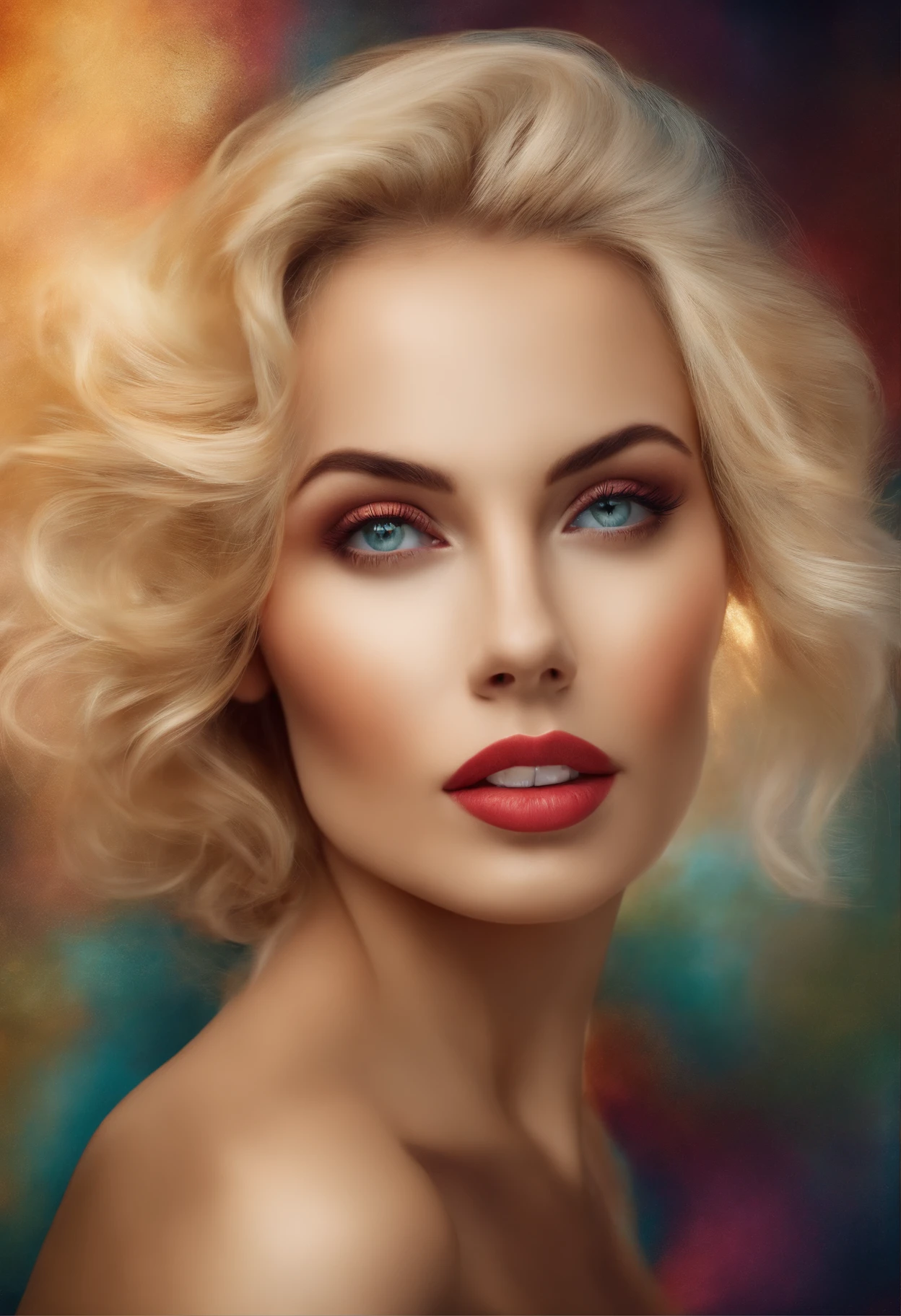 Blonde woman