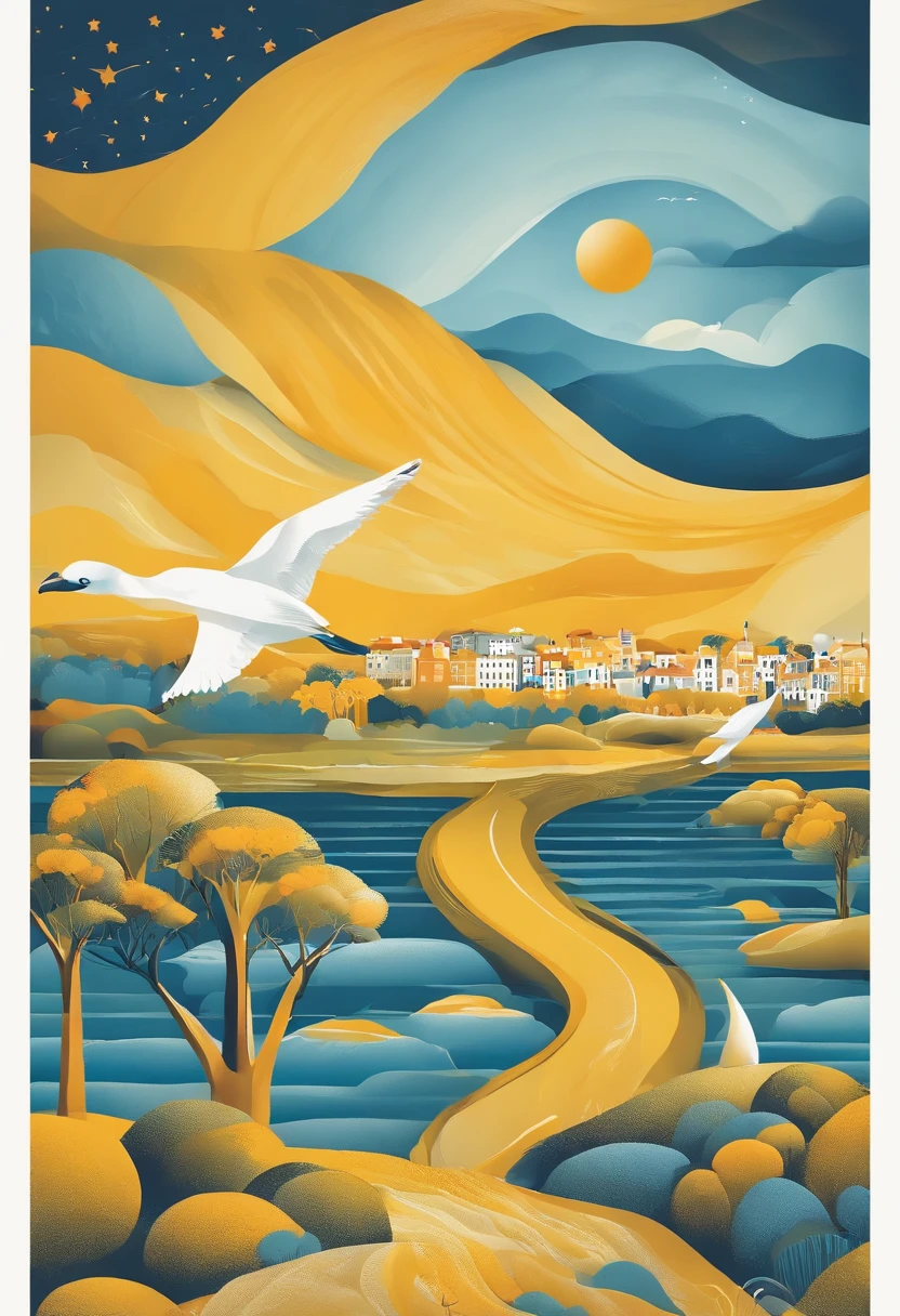 The background is composed of an awe-inspiring landscape, como uma montanha majestosa com seu pico coberto de neve ou um nascer do sol vibrante sobre o oceano. No centro do prompt, o texto em letras grandes e ousadas, com uma fonte encorajadora e positiva. The words "believing" and "possible" are highlighted in a vibrant color, como o azul ou o amarelo, conveying a sense of confidence and determination. Ao redor do texto, Small icons representing goals and achievements, como uma fita de finish line, A trophy or a symbol of a heart is subtly arranged, Adding a touch of visual inspiration.