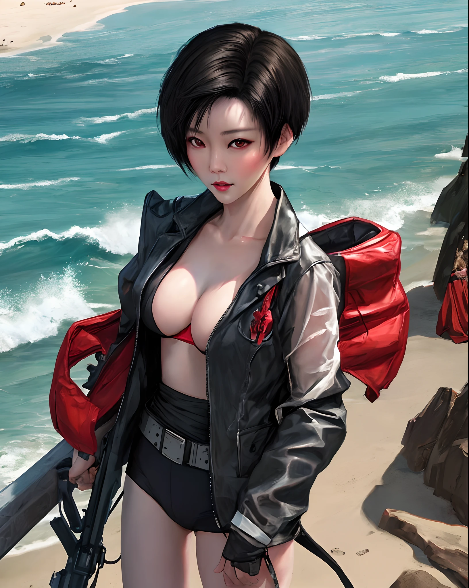 Ada Wong, Film Noir, At the Beach