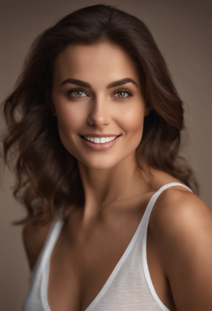 completely naked smiling woman, alanis guillen, full-length photo, sitting with legs open, open vagina, beautiful Latin face, looks like Fabiula Nascimento, very low quality image, Malika Favre, 30-year-old woman, woman of 3 0 years old, looks like Laura Barriales, beautiful and smiling, selfie of a young woman