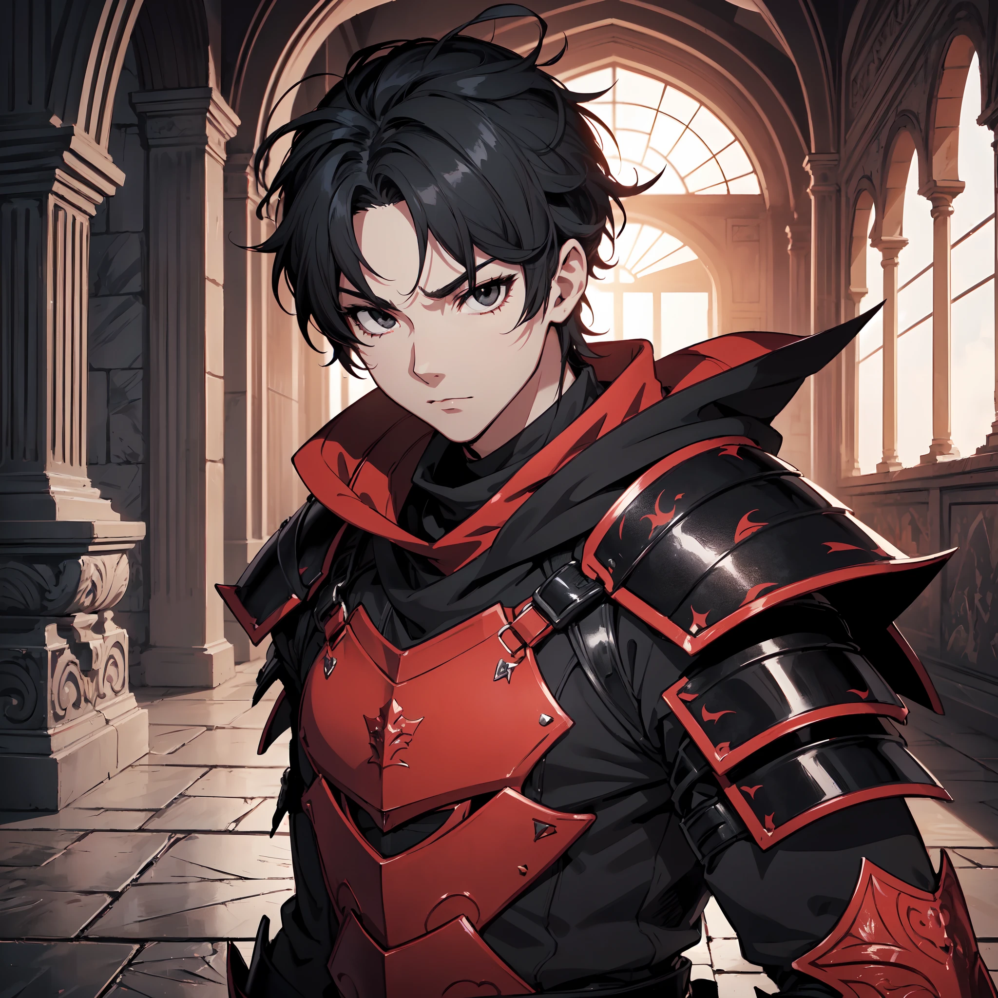 128K Ultra High Definition,
128K Ultra High Quality,
128K Ultra High Resolution,
Best Definition,
Best Quality,
Best Resolution,
Perfectly Detailed,
Perfectly Designed,
Extremely Detailed,
Extremely Designed,
Hyper Detailed,
Hyper Definition,
Hyper Quality,
Hyper Resolution,
Masterpiece,
(((Anime))),
Body Shot,
(((Boy))),
Handsome,
Muscular Body,
(((Black Short Hair))),
(((Black Eyes))),
(((Hyper Detailed & Perfectly Designed With Ultra High Quality Red Ruby Ninja Armor))),
(((Inside Of Medieval Royal Palace Background Scenery))),