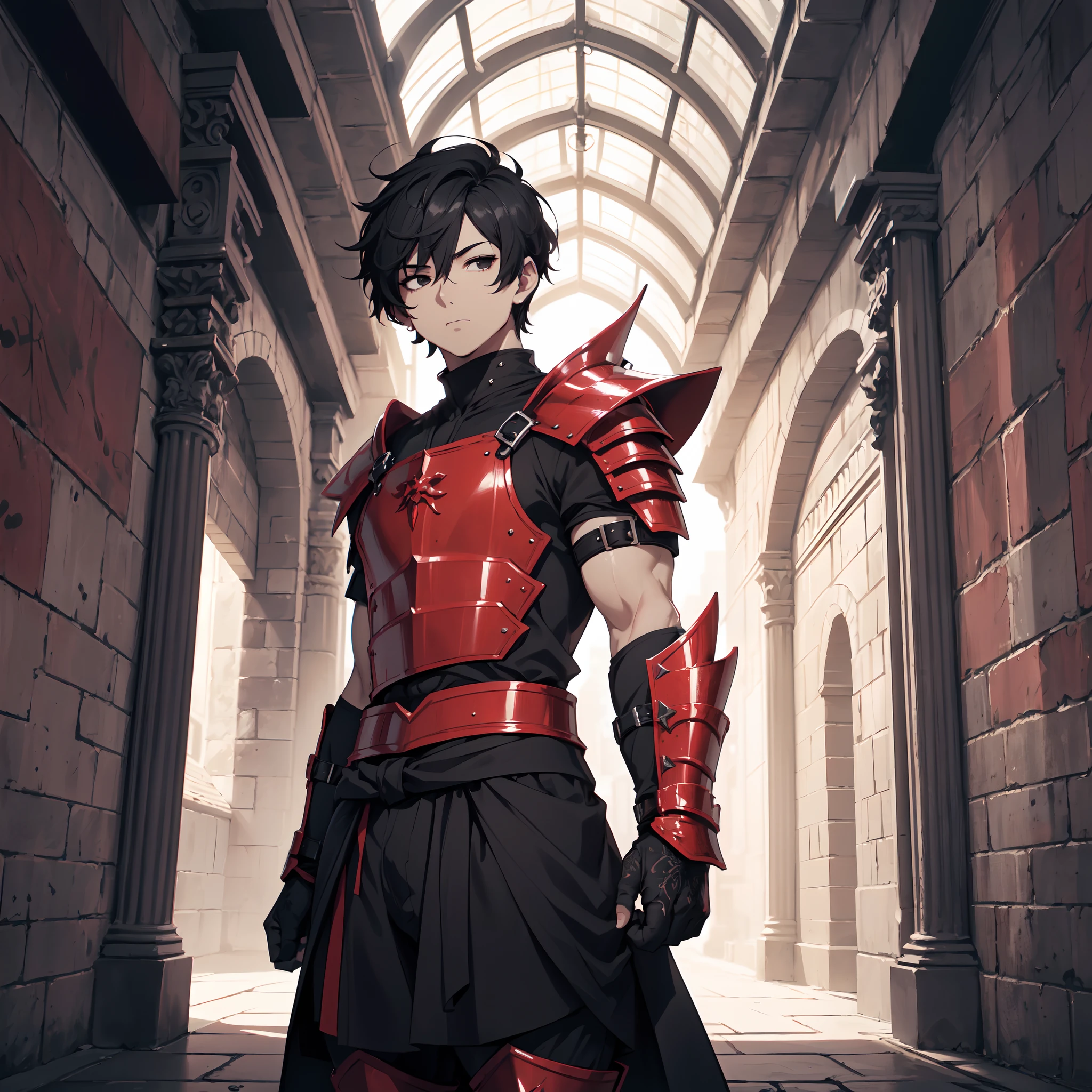 128K Ultra High Definition,
128K Ultra High Quality,
128K Ultra High Resolution,
Best Definition,
Best Quality,
Best Resolution,
Perfectly Detailed,
Perfectly Designed,
Extremely Detailed,
Extremely Designed,
Hyper Detailed,
Hyper Definition,
Hyper Quality,
Hyper Resolution,
Masterpiece,
(((Anime))),
Body Shot,
(((Boy))),
Handsome,
Muscular Body,
(((Black Short Hair))),
(((Black Eyes))),
(((Hyper Detailed & Perfectly Designed With Ultra High Quality Red Ruby Ninja Armor))),
(((Inside Of Medieval Royal Palace Background Scenery))),