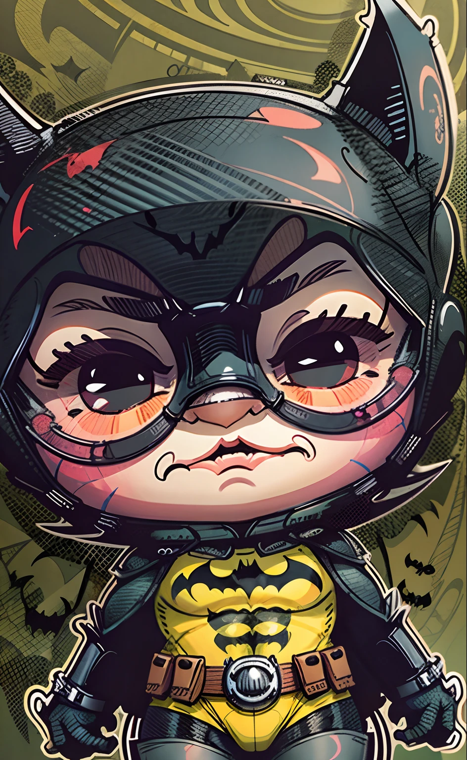 A cute batman sticker
