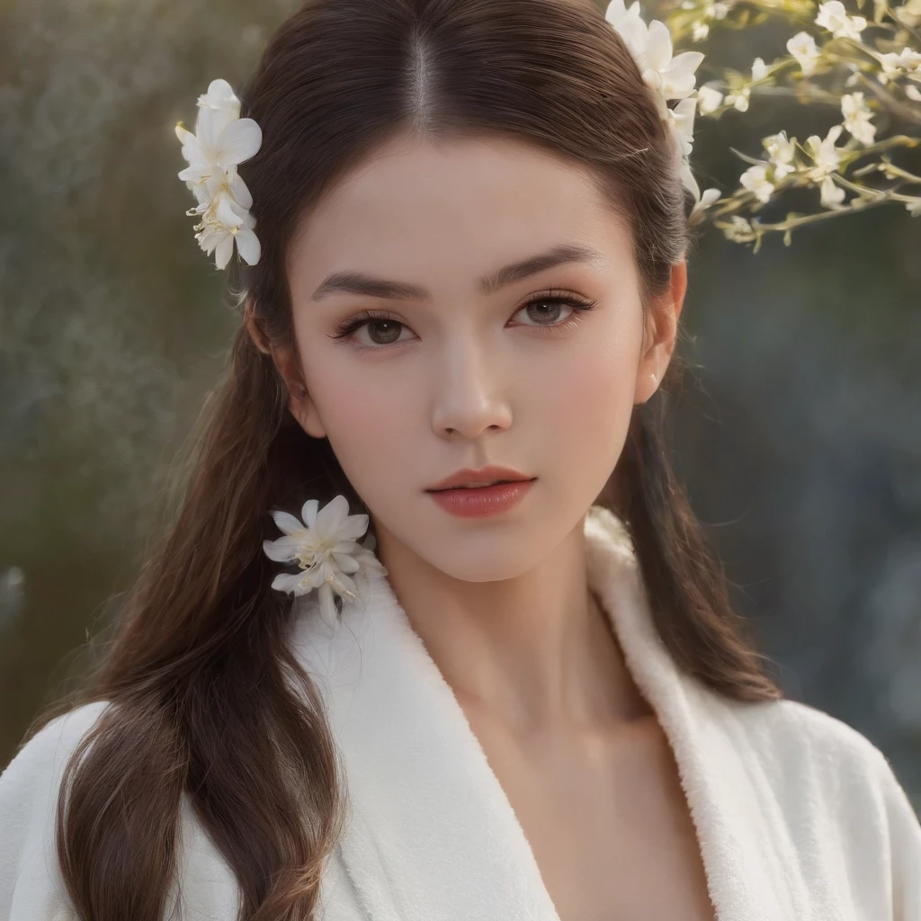 glowing expression、poneyTail、piel blanca brillante joven y brillante、Mejores looks、El oro refleja la luz、cabello rubio platino，Brilla intensamente、cabello claro y brillante,、Super long silky straight hair、Hermoso flequillo que brilla、Grandes ojos azules que brillan como cristalinos y encantadores、Very nice and lovely 16 year old girl、Busto exuberante,hermosos ojos detallados, hermosa nariz detallada,(( cuerpo completosbian:1.25)),Los ojos enfatizan el maquillaje、((Falda plisada plisada:1.3)),(Una mujer como Juana de Arco:1.3)、(bathrobe:1.3)、Caballeros, (Hold your sword and shield:1.2)，Estilo real，comiс style, , Sub-Surface Scatterring, Detalles ornamentados, Contexto de la naturaleza, hyper-realistic, Kinematic, Dramatic lighting, Masutepiece、(armadura ornamental)、(Usar un halo:1.5)、circle of the crone、((Princesa Caballero))、volantes、Doncella de guerra、Caballeros、((Onmyoji:1.5))、