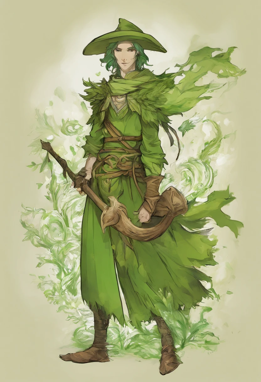 Uma gosma verde, humanoid format, escorrendo de cima pra baixo, com um cinto de utilidades dentro