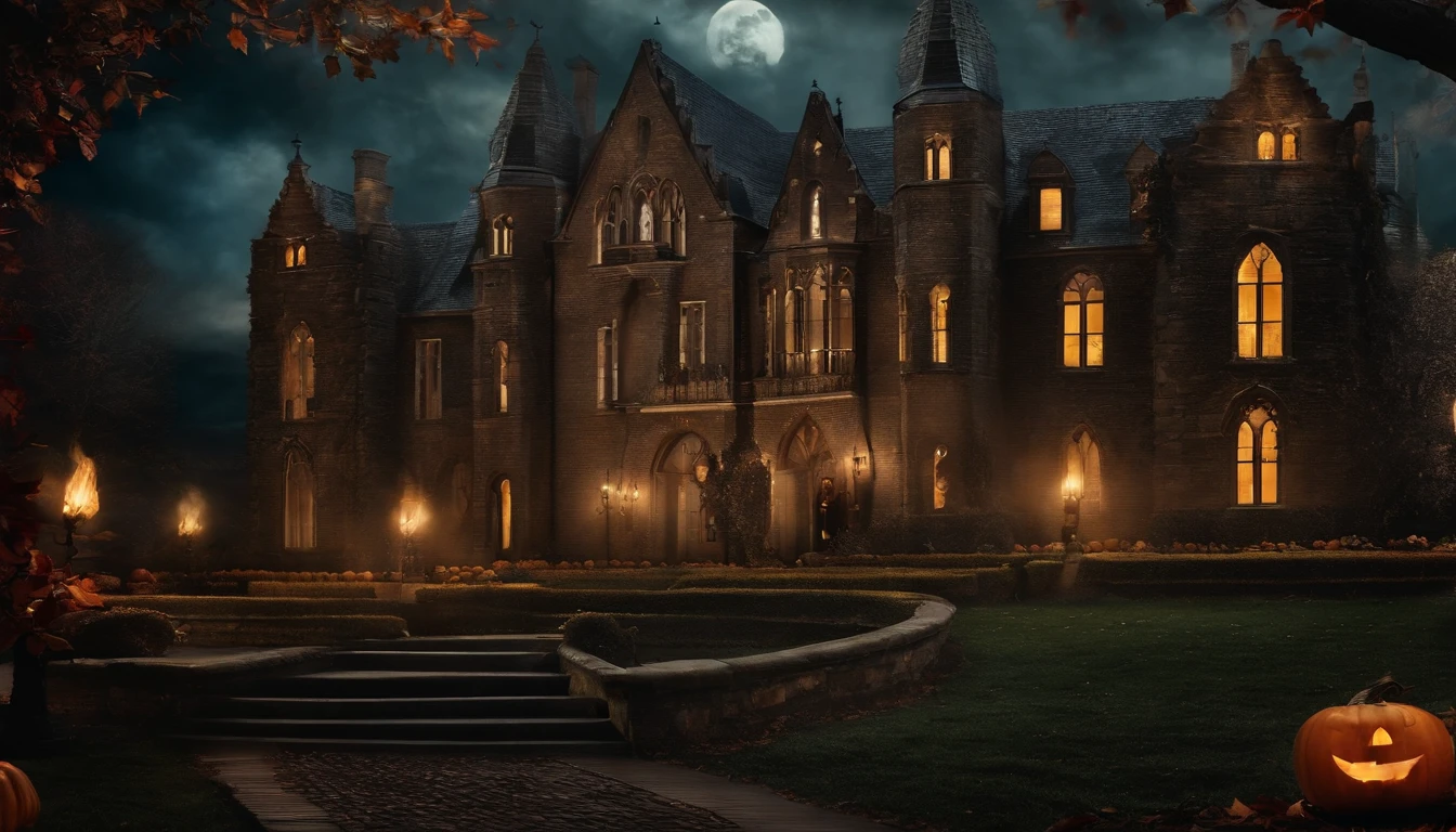 Gothic Halloween Collage Wall Art Style Vintage Dark Academy