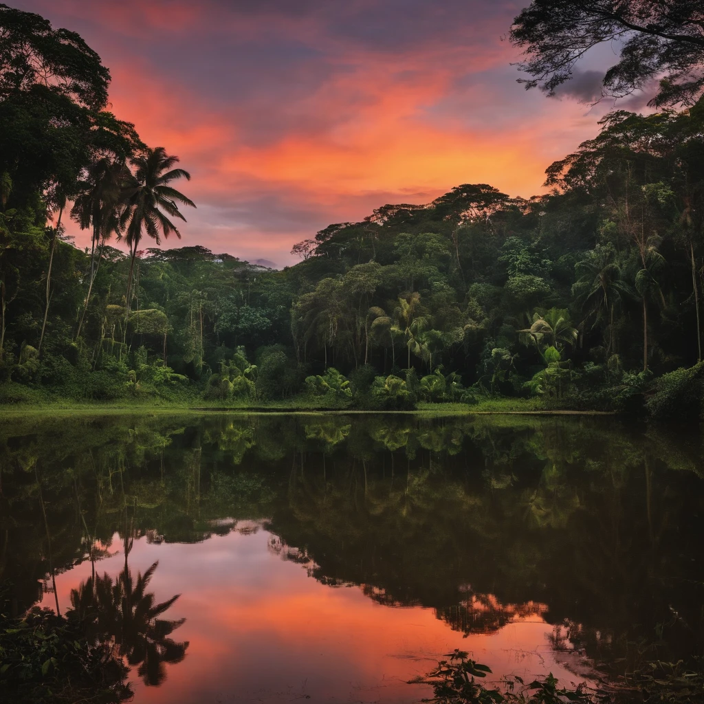 Tesouro antigo, floresta, amazonas,