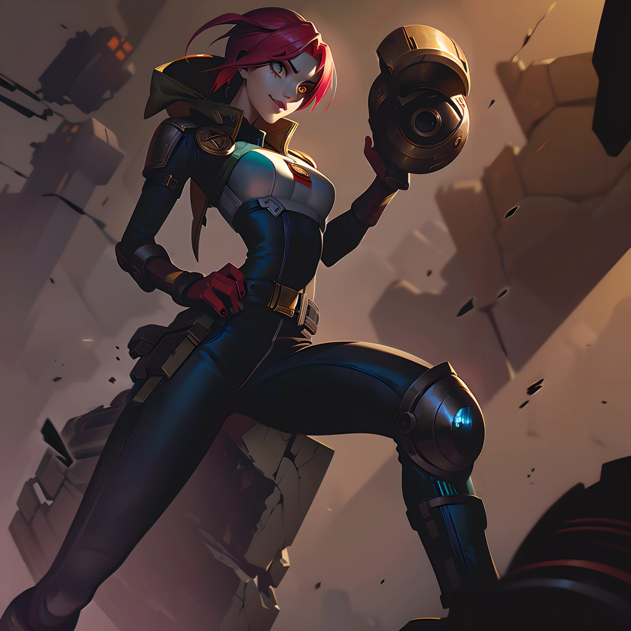 Jinx is a one-cat demolitions squad, her natural destructive impulses turned toward more productive ends: fighting off the Primordians. She's not really a soldier, doesn't seem to care about humanity's cause, and doesn't follow orders -- but there's no arguing with Jinx's results.