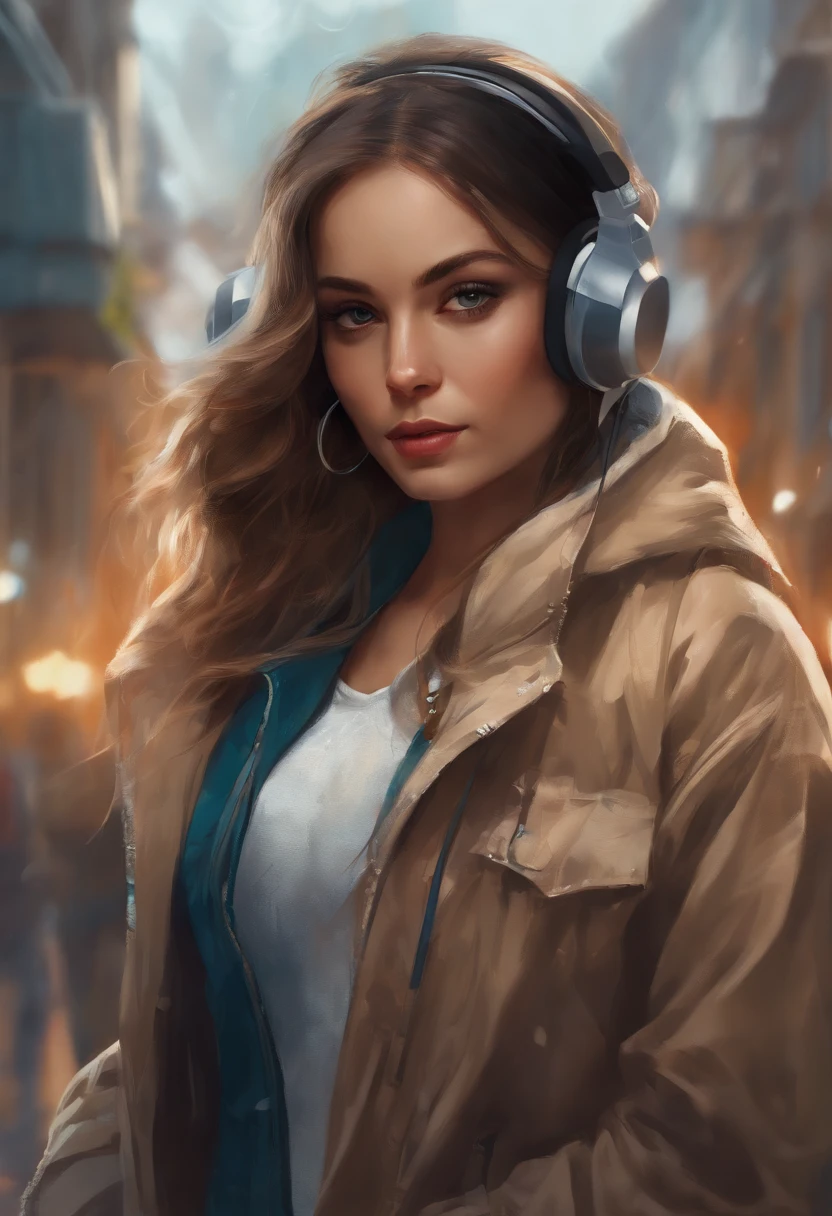Perfect centering, Cute kittens everywhere, Siamese,Wear a student jacket, Wearing sunglasses, Wearing headphones, Standing position, Abstract beauty, Centered, Looking at the camera, Facing the camera, Approaching perfection, Dynamic, Moonlight, Highly detailed, Digital Painting, art stations, concept-art, Smooth, Sharp Focus, 8K, hight resolution, Illustration, art by carne griffiths and wadim kashin, White background