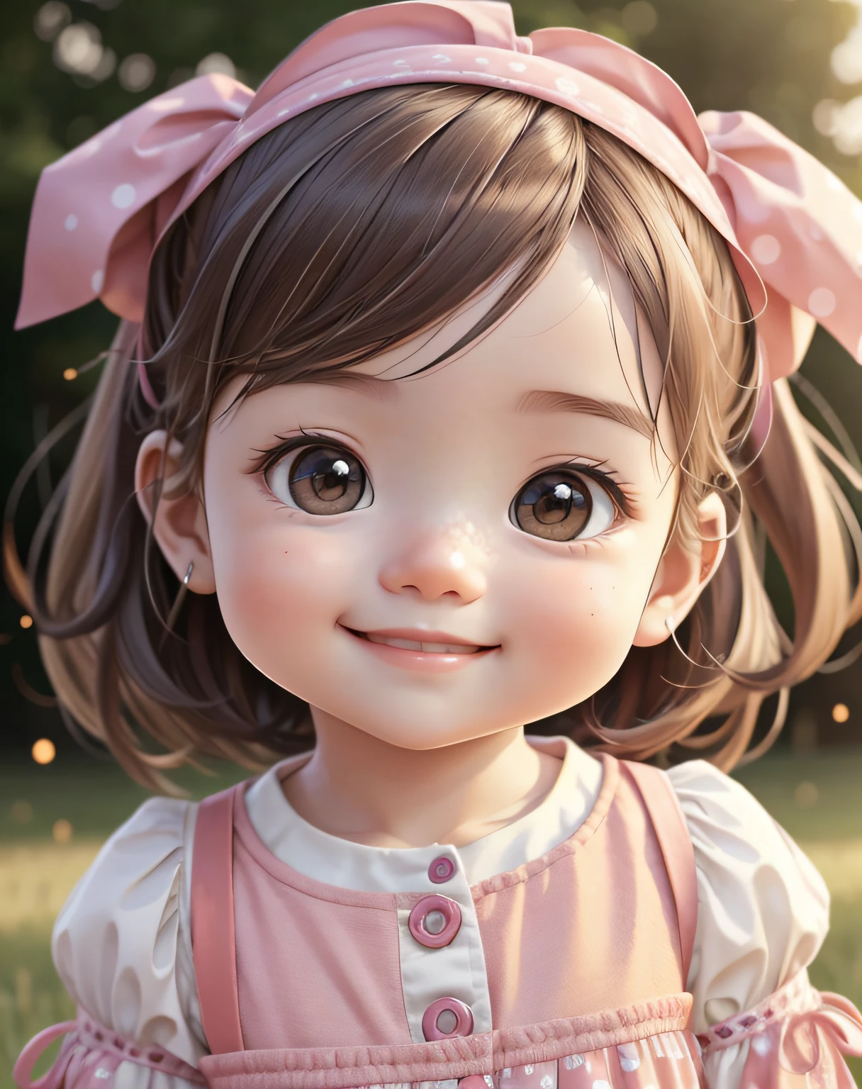 best quality,1girl, , smile, cute, c4d,