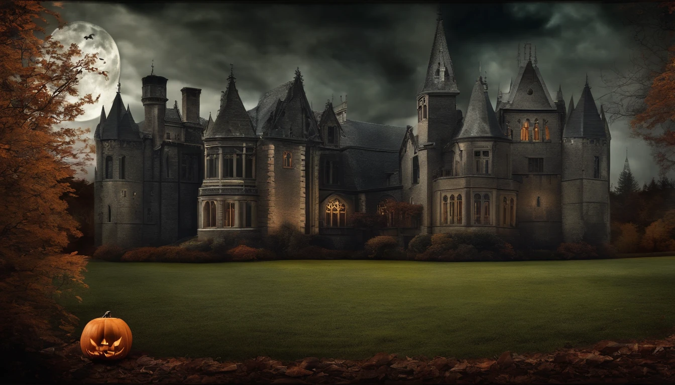 Gothic Halloween Collage Wall Art Style Vintage Dark Academy