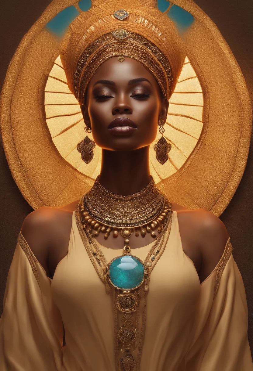 (Renderizado 3D profesional:1.3) de (realista:1.3) The most beautiful artistic photo in the world，(((ONLY THE FACE)))Yemanja, orisha, Reina Africana,Ropa azul,Orixá queen of the oceans,colores azules, Usando un ade detallado e intrincado, mirada materna, Cosmic goddess,impresionismo,Afrofuturista, Renderizado de unidades 8K de cuerpo completo, poros de la piel, very dark lighting, sombreado pesado, detallado, cara detallada, (Vibrante, realistic photograph, realista, dramatic, Oscuro, foco nítido, 8k), (Ropa africana de tribus :1.4), ((((Usa telas)))), (intrincado:1.4), decadente, (Altamente detallado:1.4), Pintura digital, Renderizado por Octane, Estaciones de arte, Concepto-Arte, liso, foco nítido, germen del arte, (loish:0.23), WLOP Ilya Kuvshinov, e Greg Rutkowski e Alphonse Mucha Gracias, (global ilumination, Studiolight, Light Volumetric), costa, particles floating,(((Primer plano de Rosto))), ((Fondo oscuro noche estrellada:1.3)),CGSesociedade,Estaciones de arte