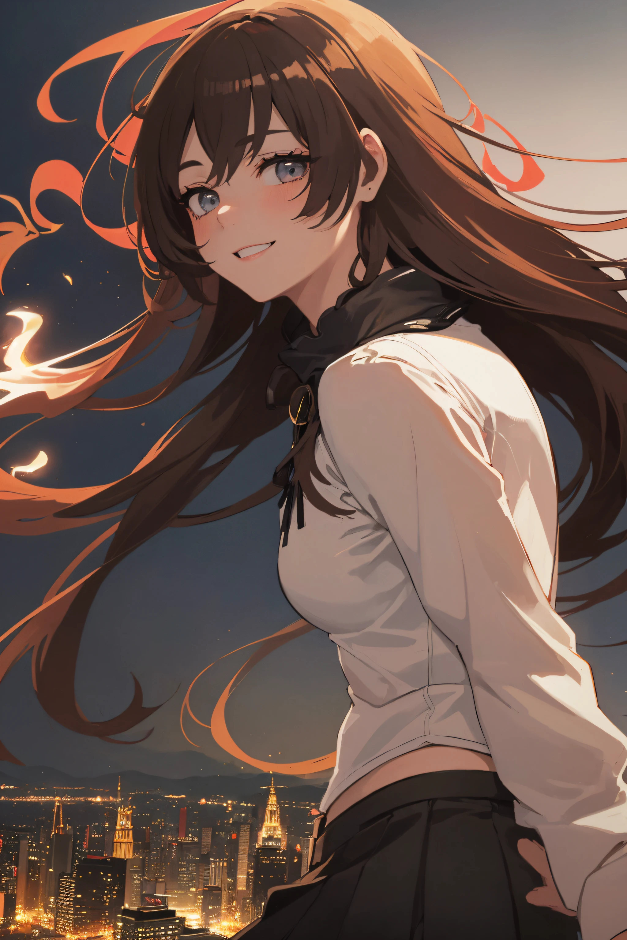 ((Currently, a cute and beautiful woman is changing her underwear)), ((22-year-old beauty)), ((embarrassed smile)), ((luscious long hair)), ((miniskirt)), (( Gradient Eyes)), ((Background is a city night view)), Attractive Makeup, Scenery, NFSW, UHD, Retina, Masterpiece, Accurate, Anatomical, Scientifically Correct, Textured Skin, Super Detail, High Detailed, High Quality, Award Winning, Top Quality, High Definition, 1080P, HD, 4K, 8k, 16k