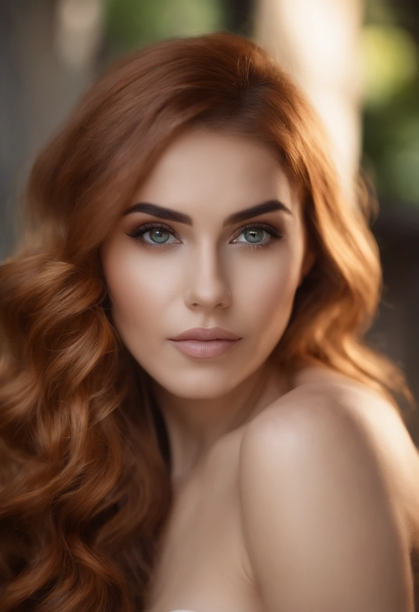 Spanish red-haired woman, ojos verdes, cuerpo entero,desnuda cuerpo entero, En Adecuado Desnudo Visible , Kukami mantiene el cabello natural, Chica sexy , Cabello africano y ojos grandes, Camera eyes, Violeta Myers, sin maquillaje, Maquillaje natural, cara con artgram, maquillaje fino, Magnificent complete plan, in the room, tumbada en una cama, carnoso, , muslos grandes , senos grandes,arena blanca y suave, aguas cristalinas, cielo despejado, luz del sol brillante, sombras suaves, foco nítido, detalles ultrafinos, colores vivos, Estilo Retrato, Warm tonality, Soft studio lighting. (La mejor calidad, 4k, Altas Resoluciones, Ultra detallado, fotorrealista:1.2), HDR, UHD, Fine Art Photography, Escena de playa, Belleza impresionante