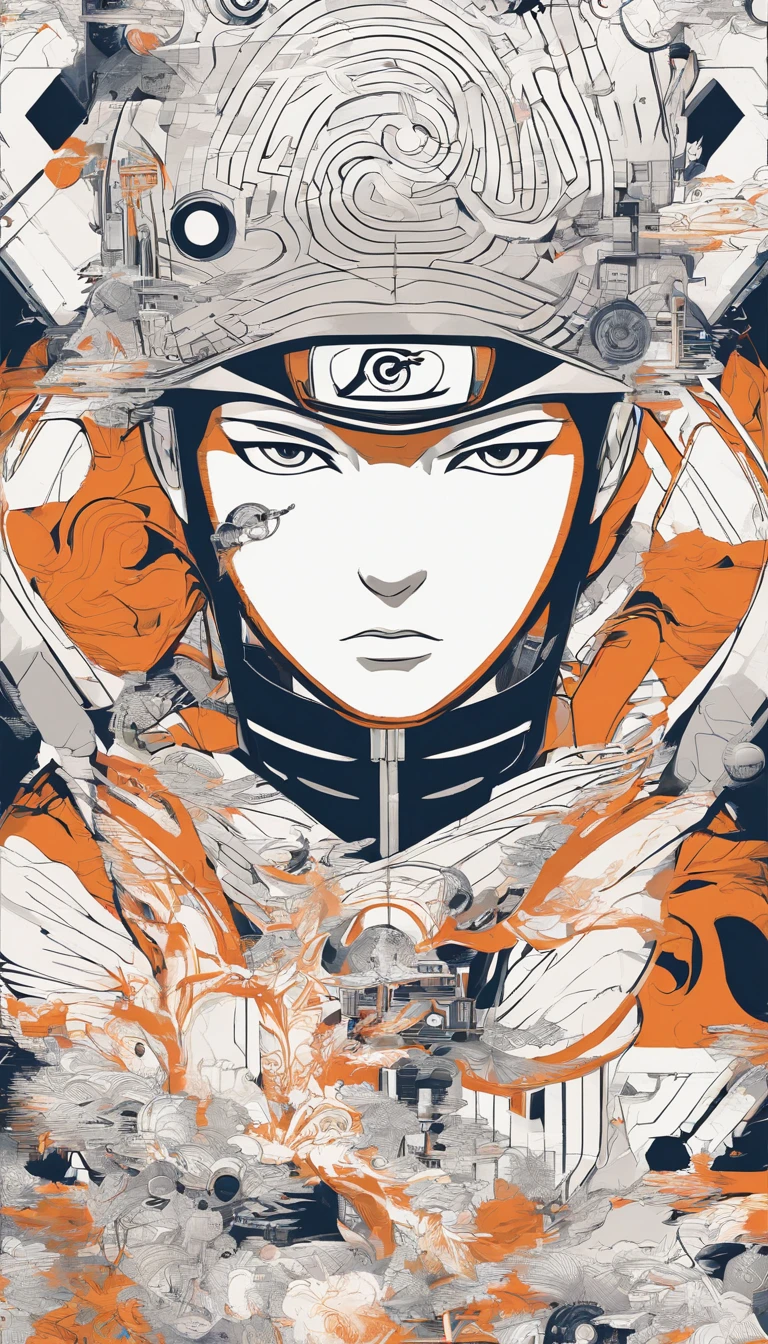 "Create a breathtaking movie poster inspired by Masashi Kishimoto's Naruto, showcasing the legendary Naruto Uzumaki in all its glory."