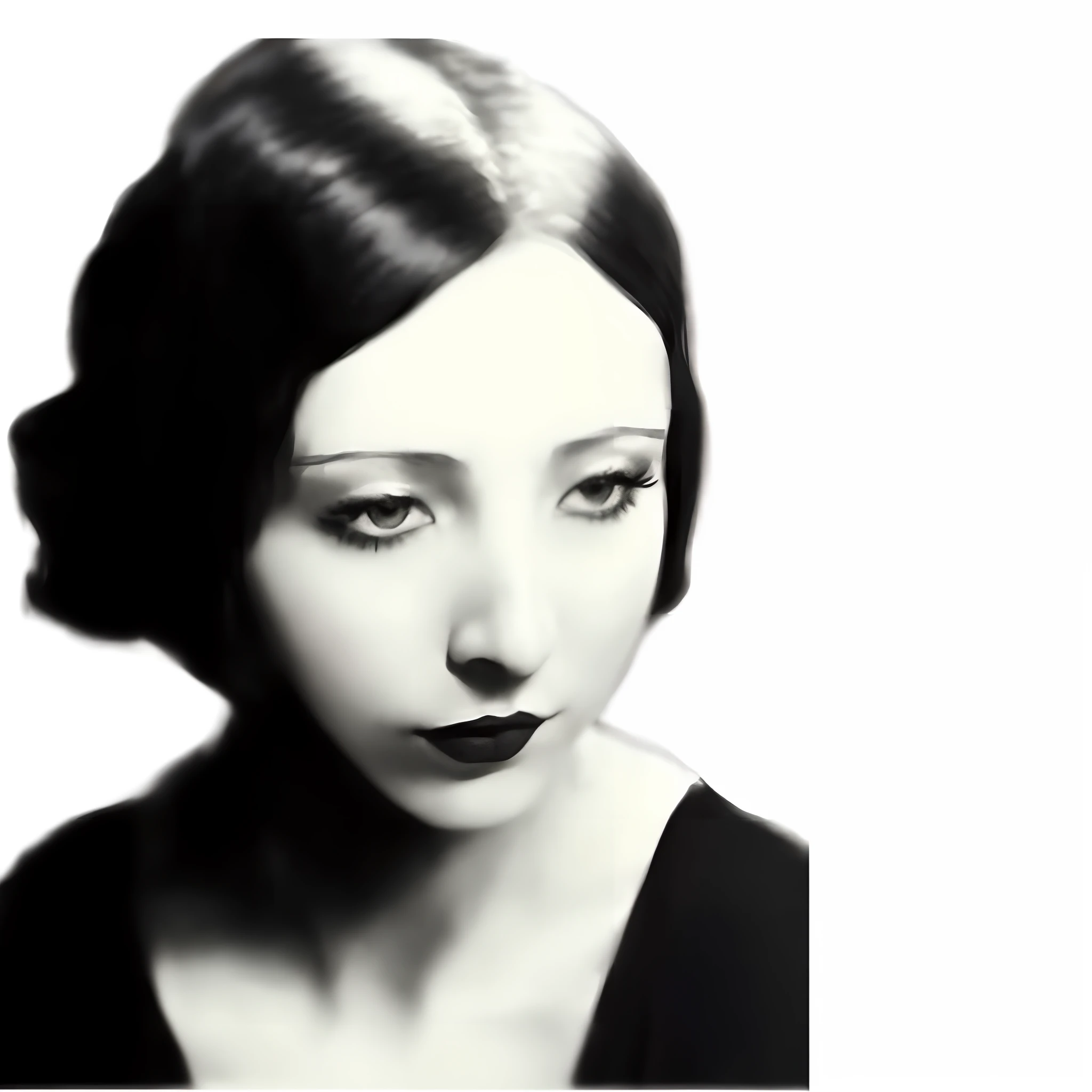 foto realista, complete o ombro da mulher e trannsforme a foto de preto e branco para colorida. tranforme em 8k.