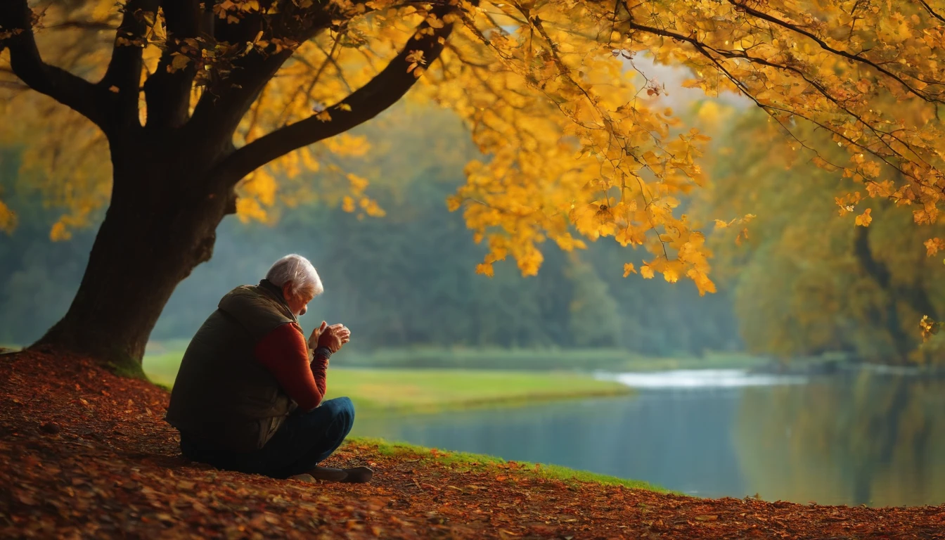 A person taking care of themselves and valuing their health