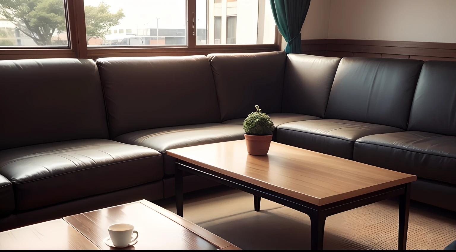 cafes、early evening、coffee、sofas