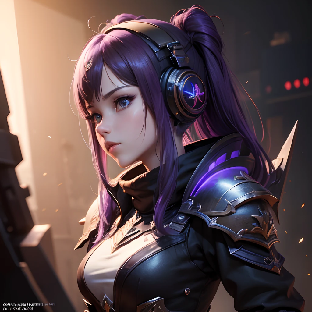 ((masterpiece)), (8k, high_resolution), (best quality), ultra-detailed, mmo logotype, purple lighting, minimalistic, black background, metall logo, front view, mmorpg logo, from lineage 2, official artwork, bungie, promo art, logo art, symmetric concept art, key art, award winning on artstation, official art