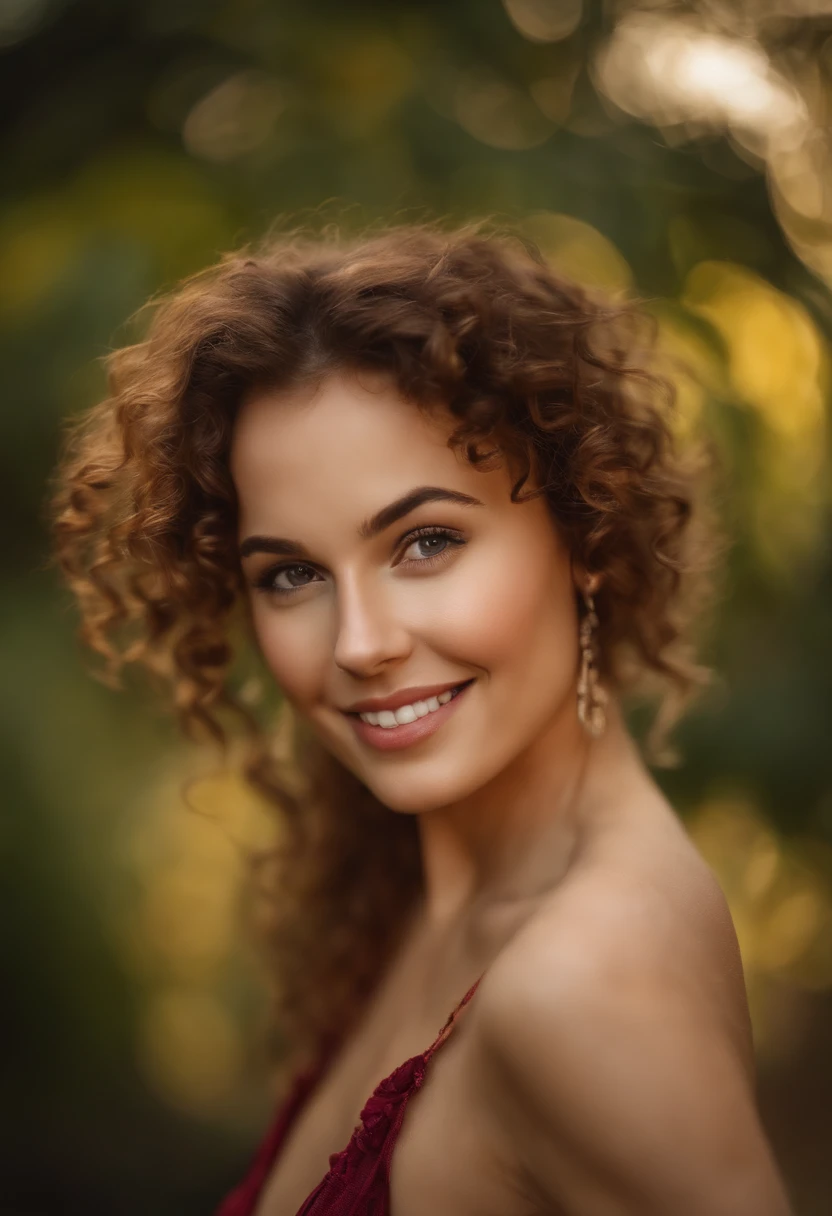 (best quality,highres),naked woman with no bra,beautiful face,curly hair,lovely smile,piercing eyes,smooth skin
portraits,professional photography,soft lighting,vivid colors,bokeh,romantic atmosphere,classic composition
