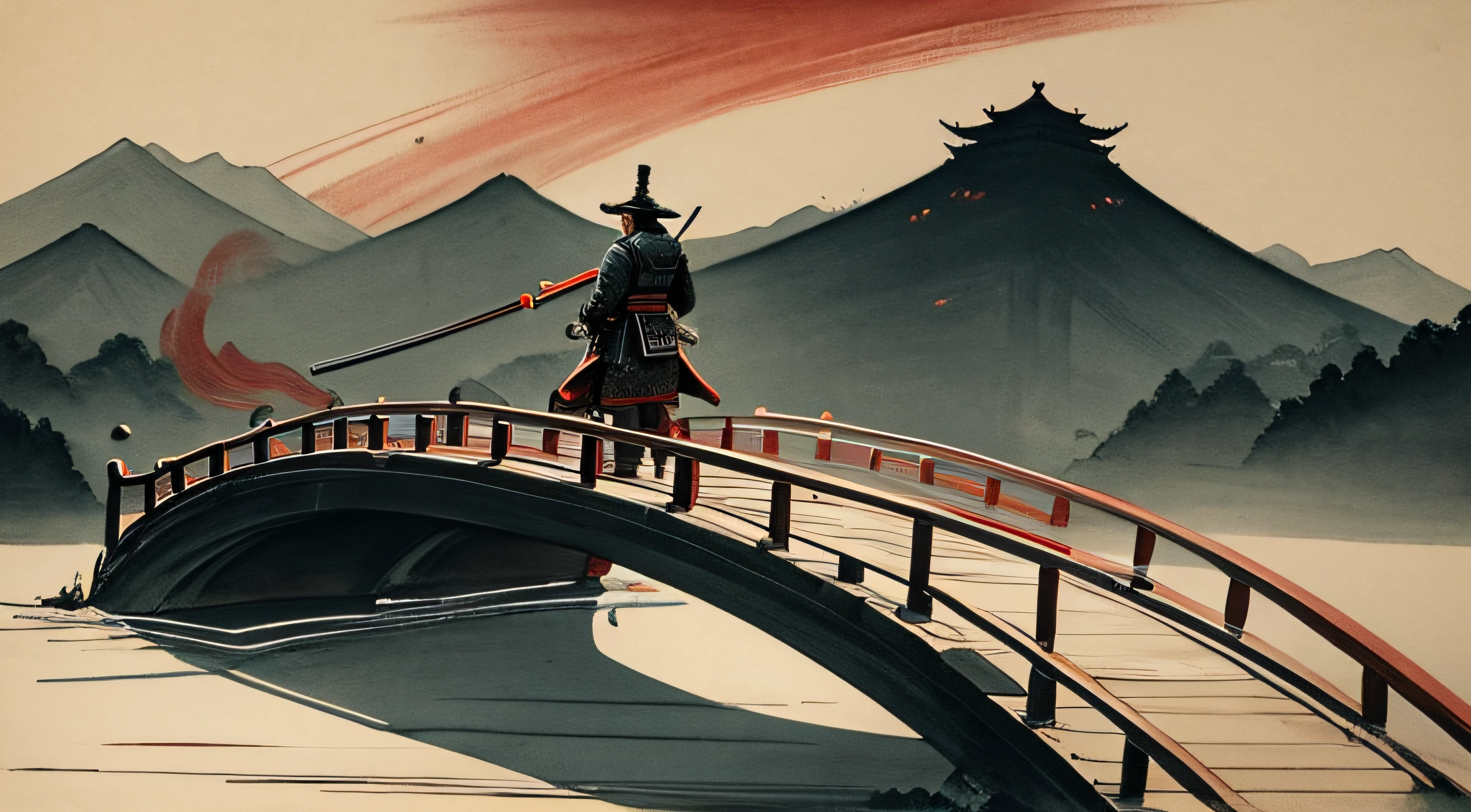 (Masterpiece, Top quality, Best quality, offcial art, Beautiful and aesthetic:1.2), Chiu，（（God of War rides a panda）），extreme detailed details, ancient battle field