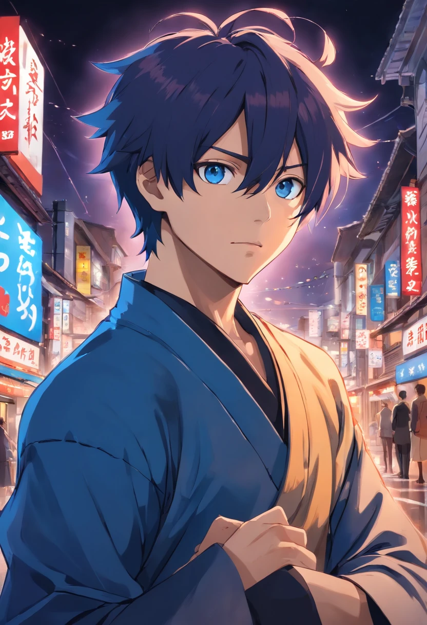 Satoru gojo, Jujutsu Kaisen, Meguru Bachira, fechadura azul

(best quality,4k,8k,Alto,master part:1.2), ultra-detalhado, (Realistic,fotorrealista,photo-realistic:1.37), HDR, UHD, studio lighting, Tinta ultrafina, foco nítido, Physically-based rendering, extreme detail description, profissional, vivid colors, Bokeh, [sonho]

In this Stable Transmission prompt, I'd like you to generate details, arte de alta qualidade inspirada nos temas de Satoru gojo de Jujutsu Kaisen e Blue-Locked Meguru Bachira. The art should capture the essence of these characters while showcasing their unique personalities and abilities.

O foco principal da obra deve ser Satoru gojo e Meguru Bachira. Satoru gojo is a powerful sorcerer known for his exceptional combat skills and signature blue eyes. Certifique-se de que seus olhos sejam descritos como "belos olhos detalhados" to maintain its distinctive appearance. Meguru Bachira, On the other hand, He's a skilful footballer, com um olhar determinado e intenso. Destaque seus olhos como "olhos expressivos e determinados" To bring out your character.

Artwork must be created using a combination of media, such as digital illustration and realistic painting, to achieve a visually stunning and captivating effect. Using HDR and UHD techniques will improve the overall quality and clarity of the image.

I want the artwork to have a dreamlike quality, where the colors and details are enhanced to create a captivating atmosphere. The lighting should be carefully crafted with studio lighting techniques to highlight the characteristics of the characters and create depth in the scene.

Por favor, certifique-se de incluir detalhes ultrafinos nesta obra de arte, like the texture of Satoru gojo's iconic blindfold and Meguru Bachira's football outfit. These details will add an extra layer of realism and depth to the image.

Lastly, A obra de arte deve exalar um sentimento profissional.