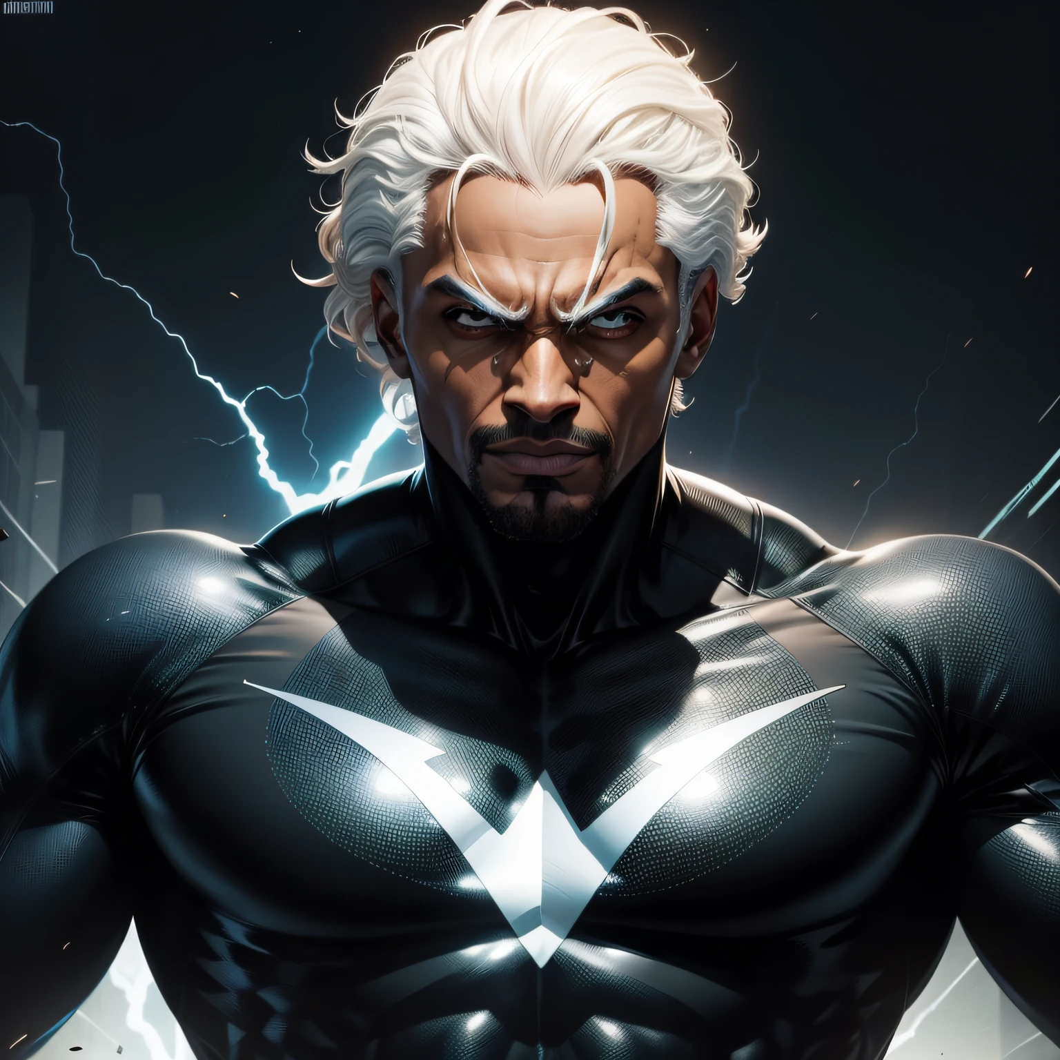 virgil super choque personagem negro dc comic static man