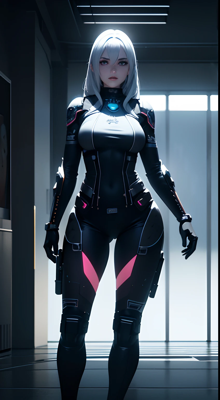 ((Best quality)), ((masterpiece)), (detailed:1.4), 3D, an image of a beautiful cyberpunk female,HDR (High Dynamic Range),Ray Tracing,NVIDIA RTX,Super-Resolution,Unreal 5,Subsurface scattering,PBR Texturing,Post-processing,Anisotropic Filtering,Depth-of-field,Maximum clarity and sharpness,Multi-layered textures,Albedo and Specular maps,Surface shading,Accurate simulation of light-material interaction,Perfect proportions,Octane Render,Two-tone lighting,Wide aperture,Low ISO,White balance,Rule of thirds,8K RAW,