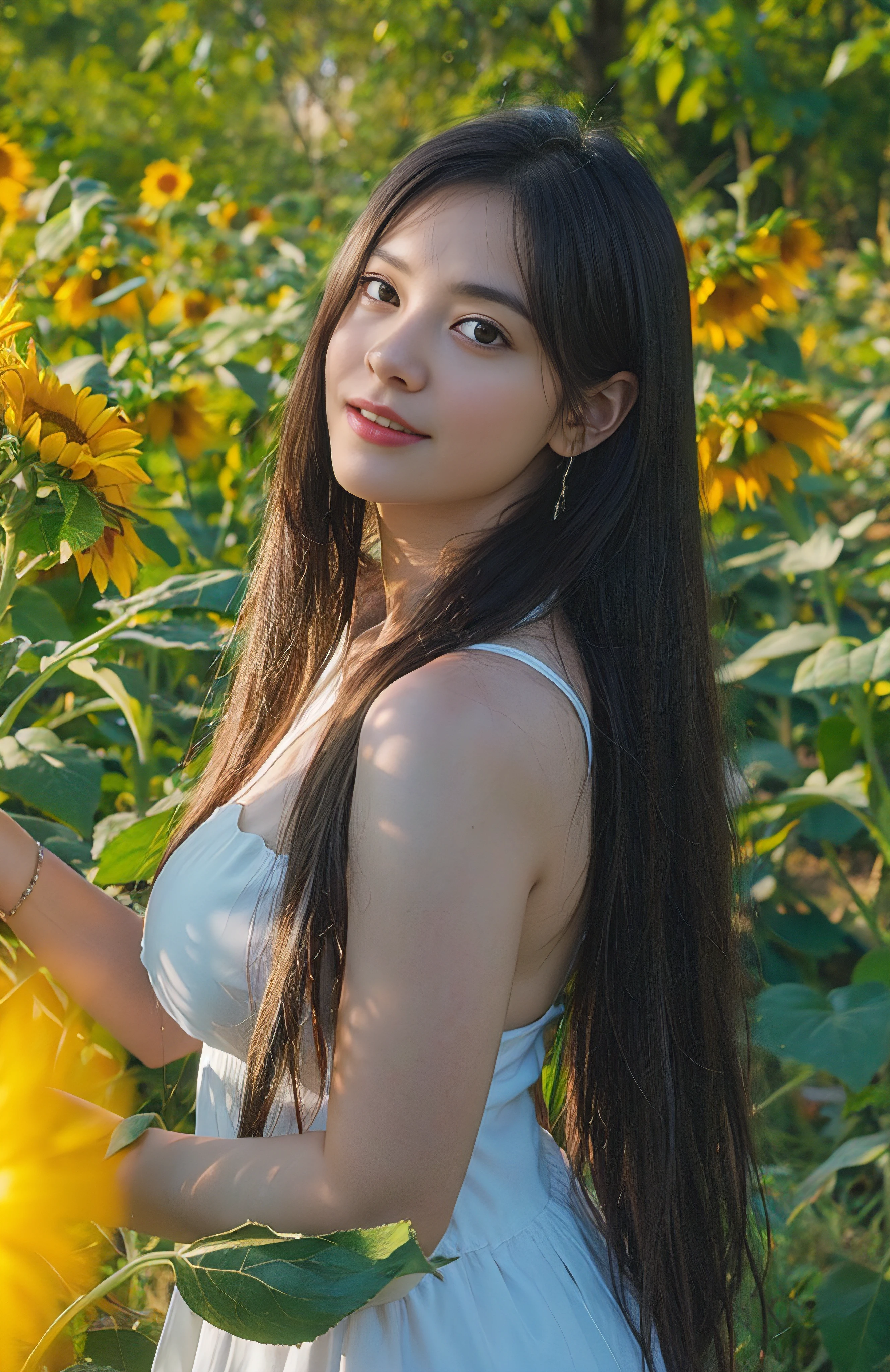 Sunflower girl,