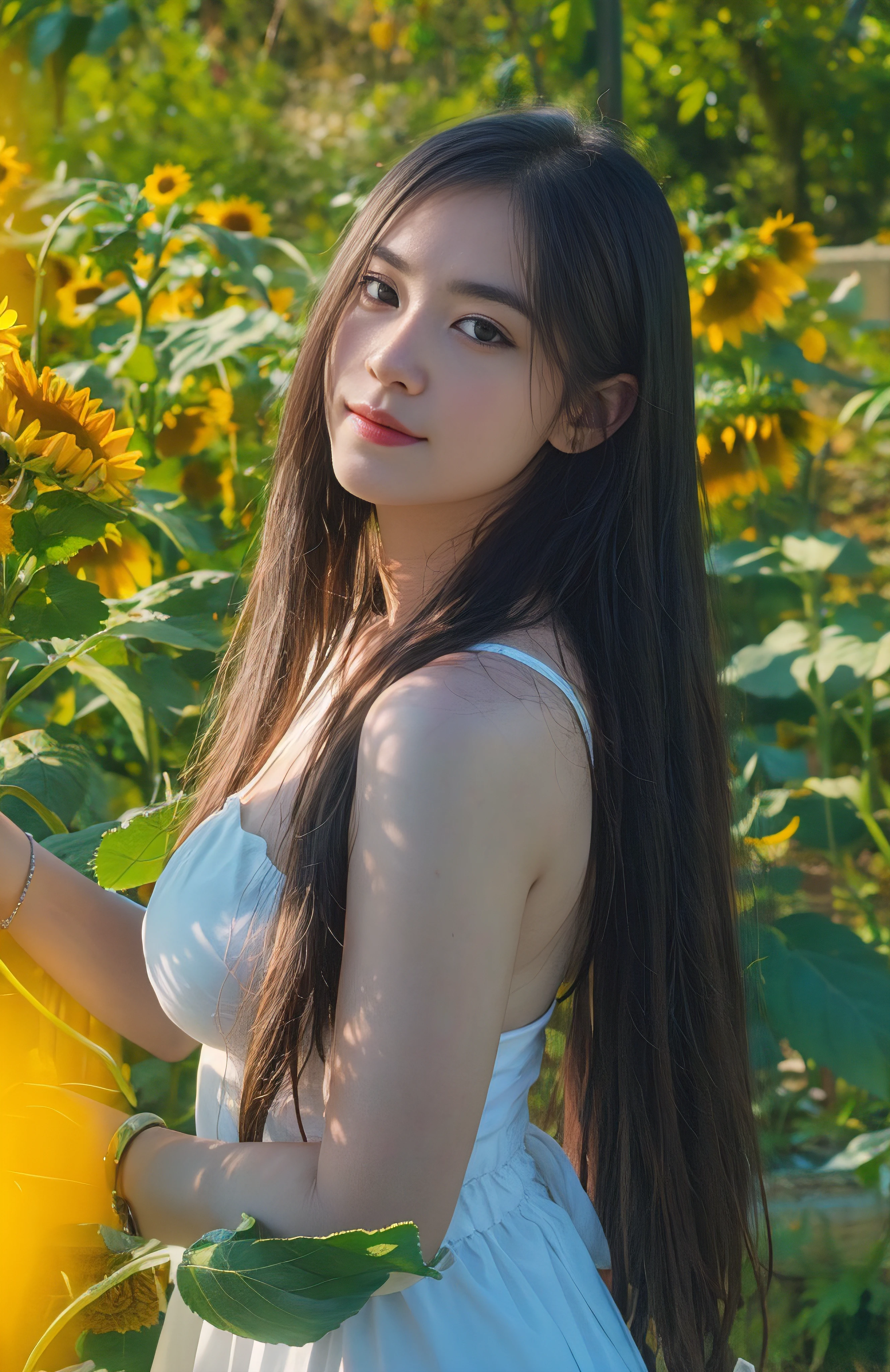 Sunflower girl,