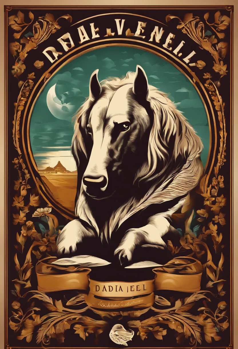 logotipo, medica veterinaria, circular, escritas " DRa. Jeieli Monteiro ", Animais , vetor, colorido, animais silvestres,