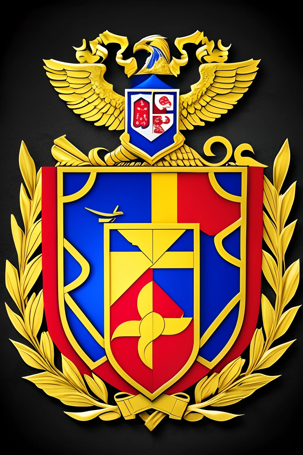 Design a logo. El logo debe incluir un escudo central, that symbolizes safety and security. Alrededor del escudo, It incorporates the silhouette of children holding hands in a gesture of unity and support. Make sure the children are arranged so that they surround the shield harmoniously. Use warm and friendly colors to convey a sense of confidence and well-being.