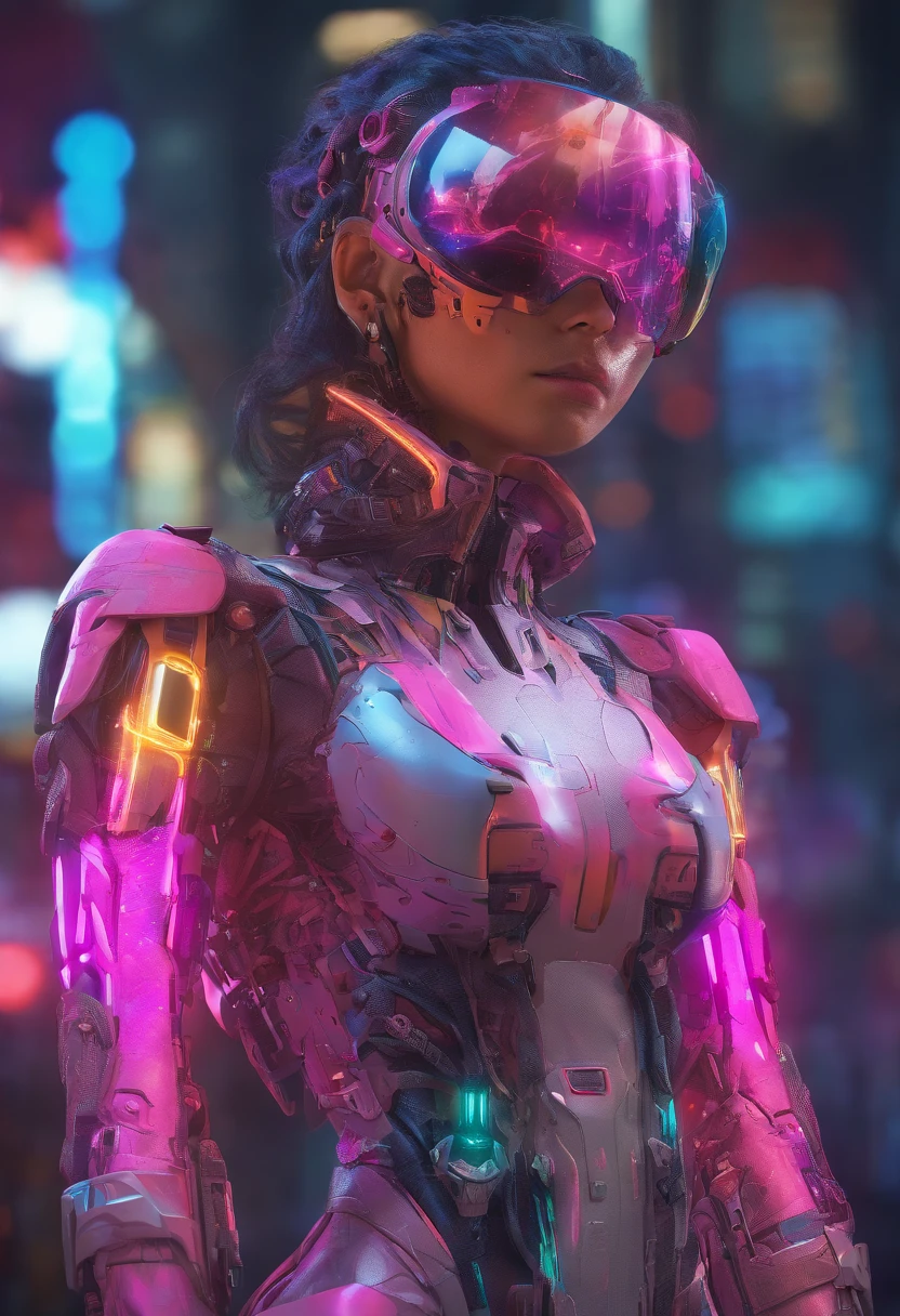 (highly detailed: 1.2), (canon EOS R6 best quality: 1.2), (8k: 1.0), (emb-rrf-low: 1.0), (lots of large black tattoos on cybernetic head open in the middle showing the inside, detailed face, hyper detailed eyes and wearing hi-tech sunglasses with holographic display 1.2), sharp focus (awarded photo: 1.2), (subsurface scatter: 1.2), (subsurface scatter: 1.2). 1.1) (a beautiful ultra-detailed cyborg: 1.2), ( hyper-detailed hair: 1.2), (wonderful body: 1.2), (full body: 1.2), (dynamic stance :1.2), neon glow, (detailed cybernetic eyes:1.1), close-up (hyperrealistic:1.2), rpg, CyberPunk 2077 style, dramatic lighting, (highly detailed futuristic cityscape:1.2), (sci-fi: 1.2). 1.2), professional portrait photography, by wlop greg rutkowski jeffrey simpson alphonse mucha