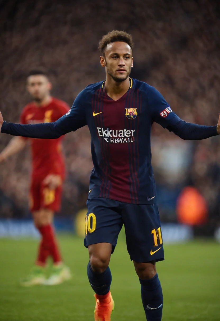 neymar jr in Liverpool