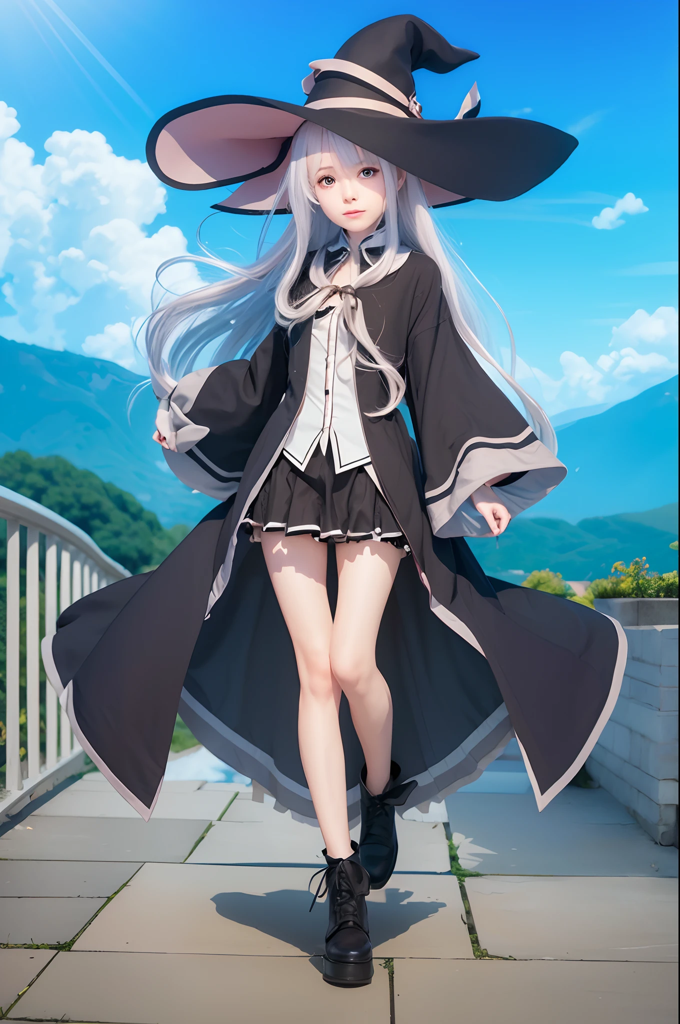 Realistic, elaina from anime majo no tabitabi