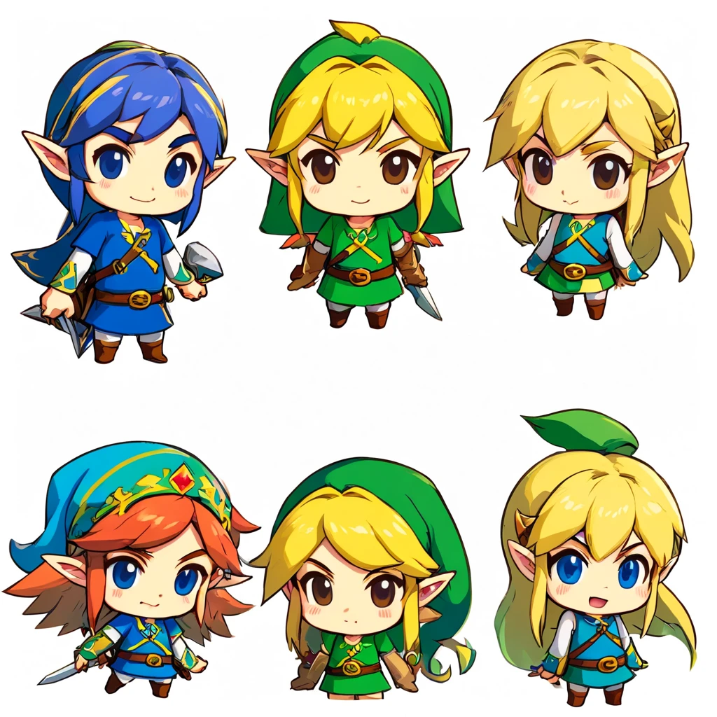 （（Group of 4））（male people）band。LINE stickers。Yuru Chara Style