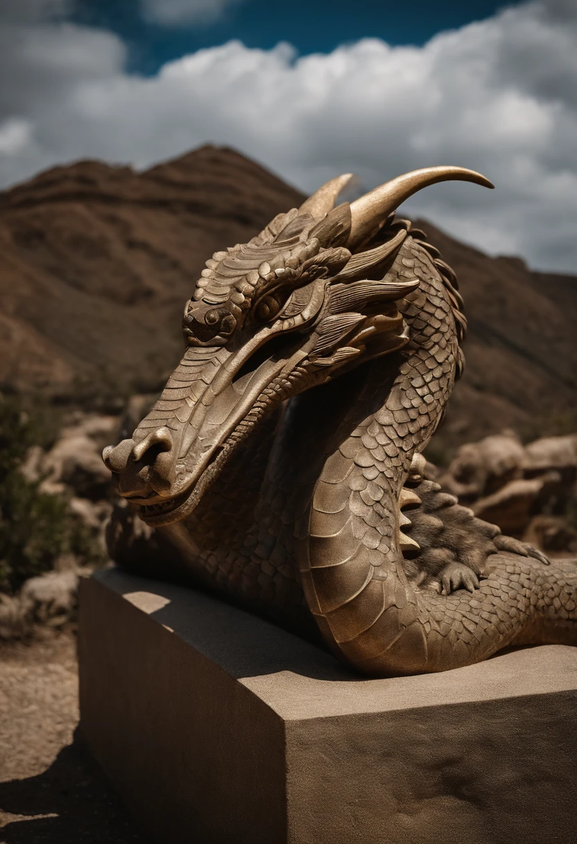 Stone coffin，sarcophagus，Dragon coffin，There is a dragon inlay，Rich coffin，Sideways neglect，detail-rich，k hd，Perspective looking up