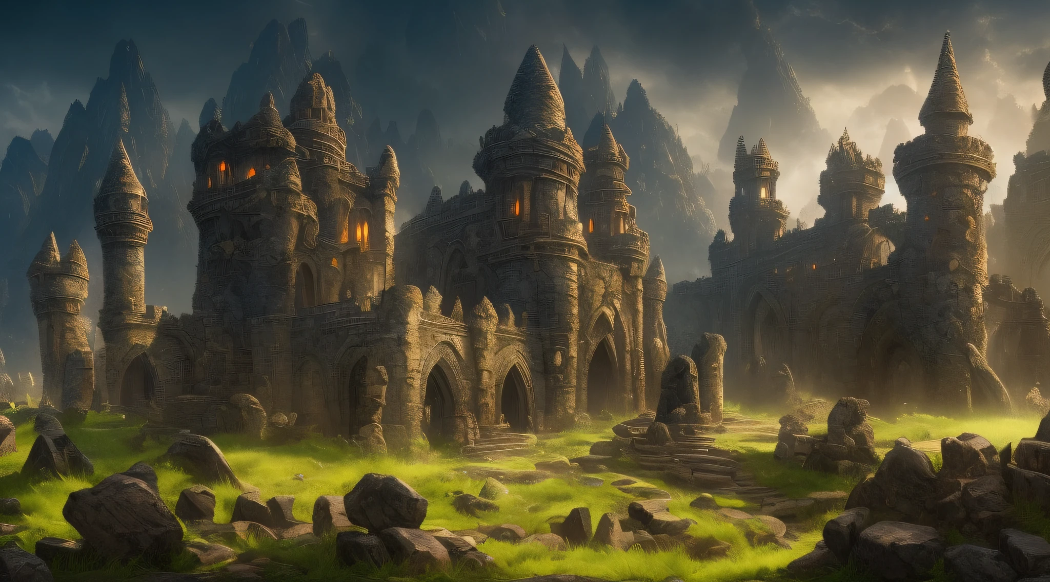 A great battle in the Dungeons and Dragons universe,(best quality,4k,8k,highres,masterpiece:1.2),ultra-detailed,(realistic,photorealistic,photo-realistic:1.37),dramatic lighting, epic fantasy setting, intense combat scenes, highly detailed characters and creatures, intricate armor and weapons, magical spells and effects, atmospheric dungeon environment, mystical artifacts, battle-scarred landscape, towering dragons, heroic adventurers and fearless warriors, powerful sorcerers and cunning rogues, dramatic poses and dynamic action, epic clash of forces, intense emotions, vibrant colors, dark and mysterious atmosphere, mythical creatures and monsters, intricate dragon scales, glowing magical runes, immersive medieval architecture and ruins, treasure-filled chests and ancient tombs, spellcasting wizards and mystical scrolls, soaring dragon wings, epic storytelling, intense and suspenseful moments, fantastical creatures and beastly allies, strategic battles and tactical maneuvers, medieval fantasy battlefields, heroic feats and heroic sacrifice. --auto