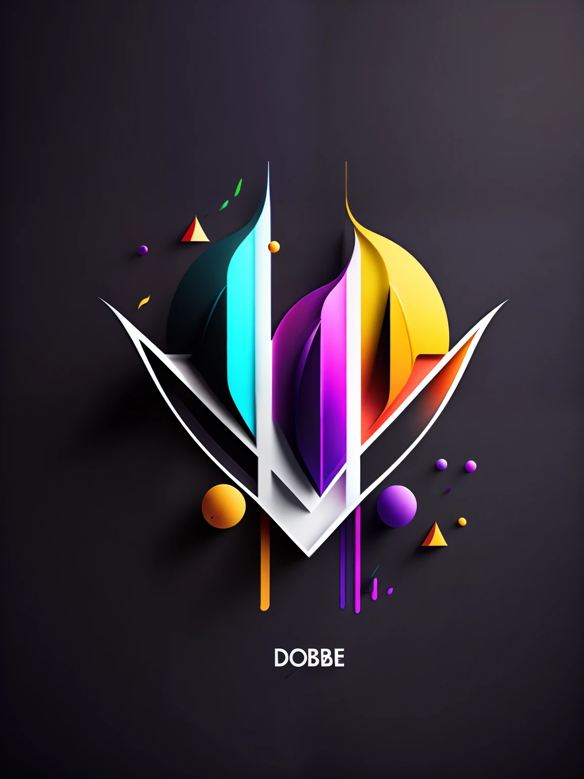 minimalist illustration design crisp, smooth, colorful monochrome, black magic splash, logo design, in the style of dobe Illustrator to create the logo with sharp lines and a simple yet captivating appearance. Keep the design centered on the logo name, "PONTO CERTO DO ESPETINHO. insanity RGB --ar 3:2