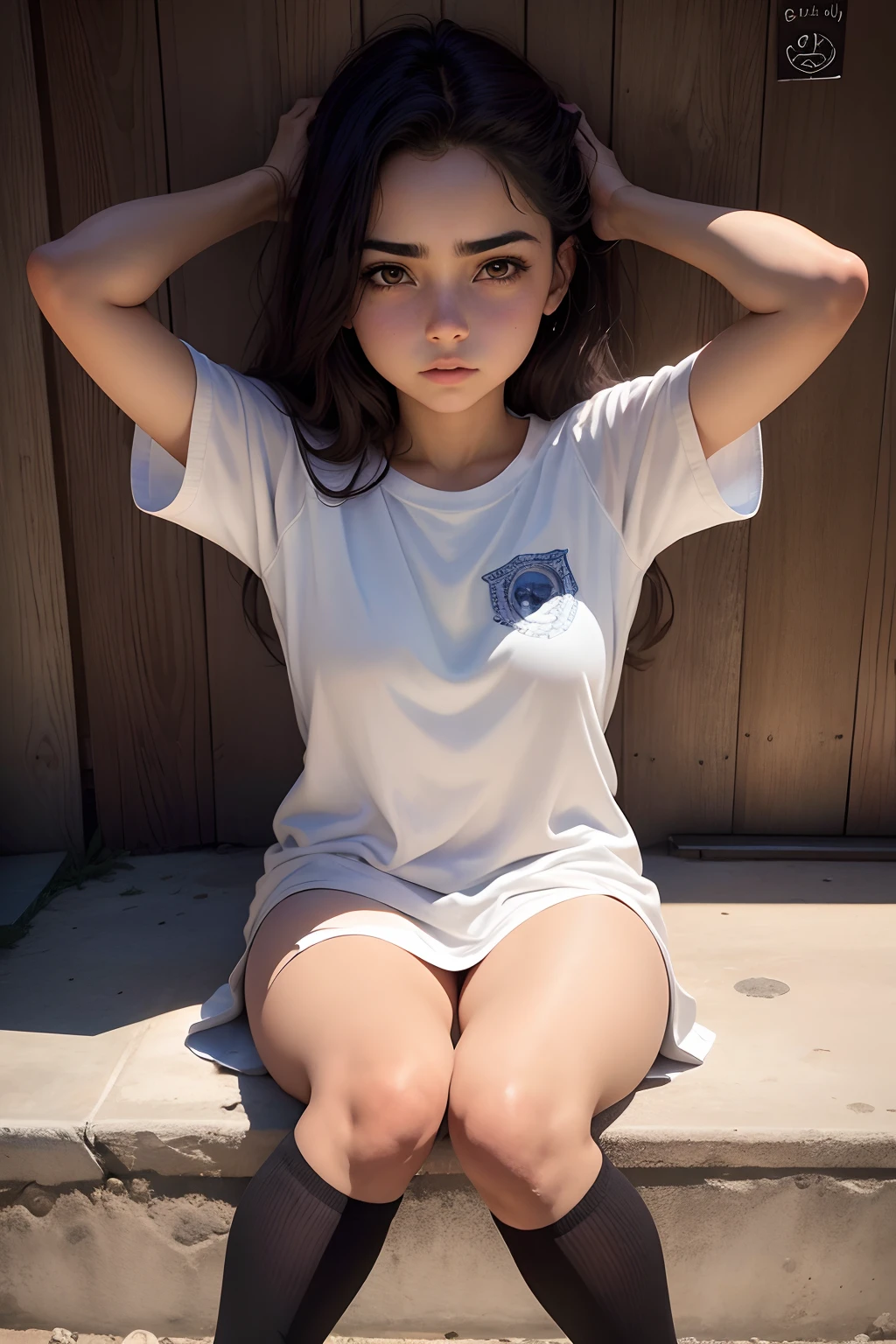 mujer, 16 year old, cara tierna, muy realista, rostro exitado, ronrojada, pecho grandes, pechos al descubierto, desnuda
Esperando para empezar