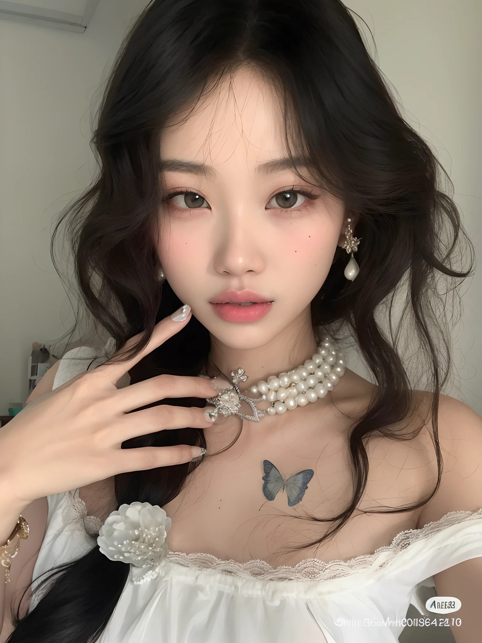 Mulher com cabelos longos e camisa branca posando para uma foto, 18 anos, 1 6 anos, 19-year-old girl, 2 Modelo feminina de 4 anos, com cabelos longos, Asian girl, Lalisa Manobal, Beautiful Asian girl, Asian girl with long hair, Anna Nikonova aka Newmilky, 21 anos, nariz fino bonito perfeito