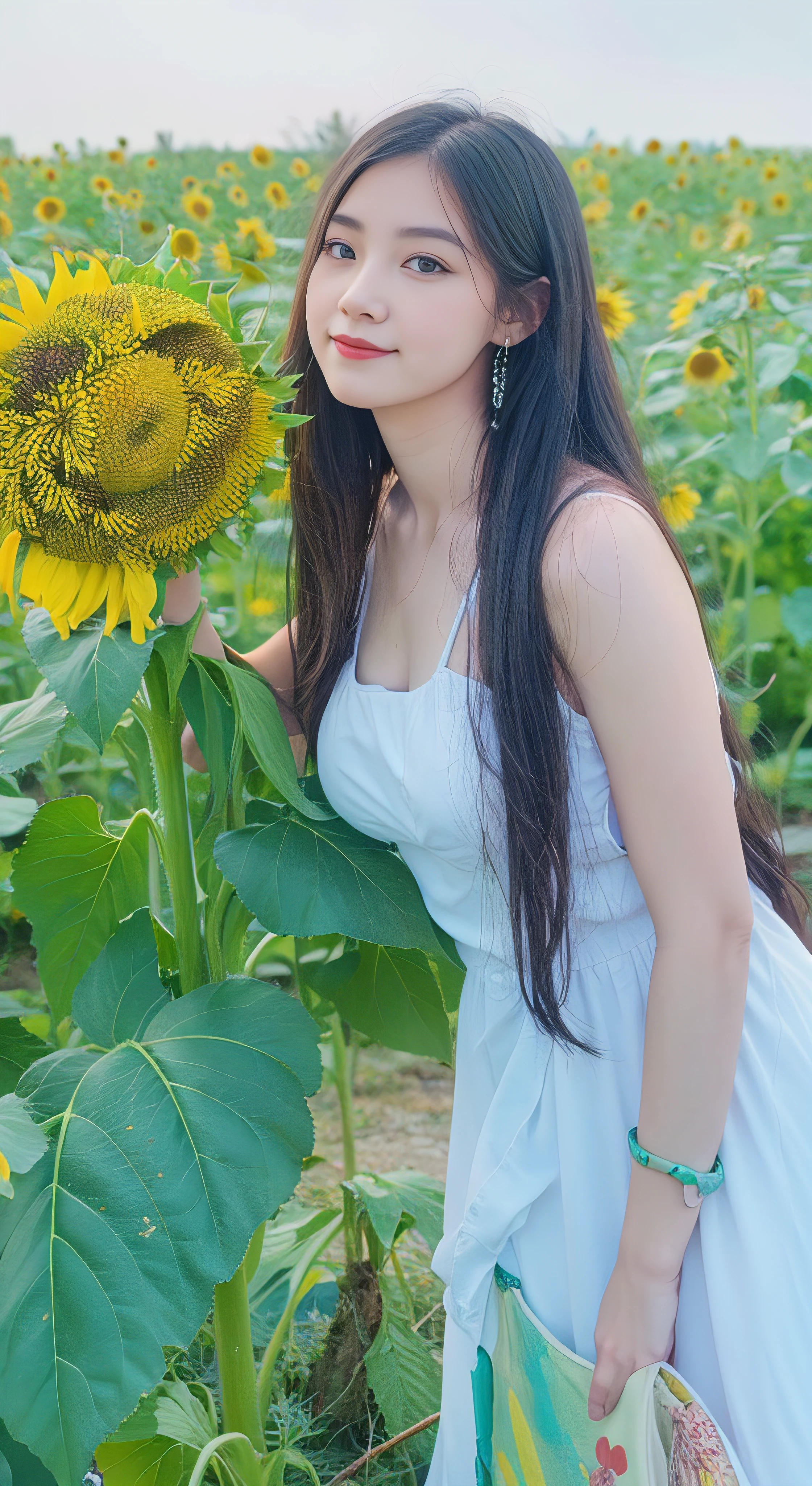 Sunflower girl,