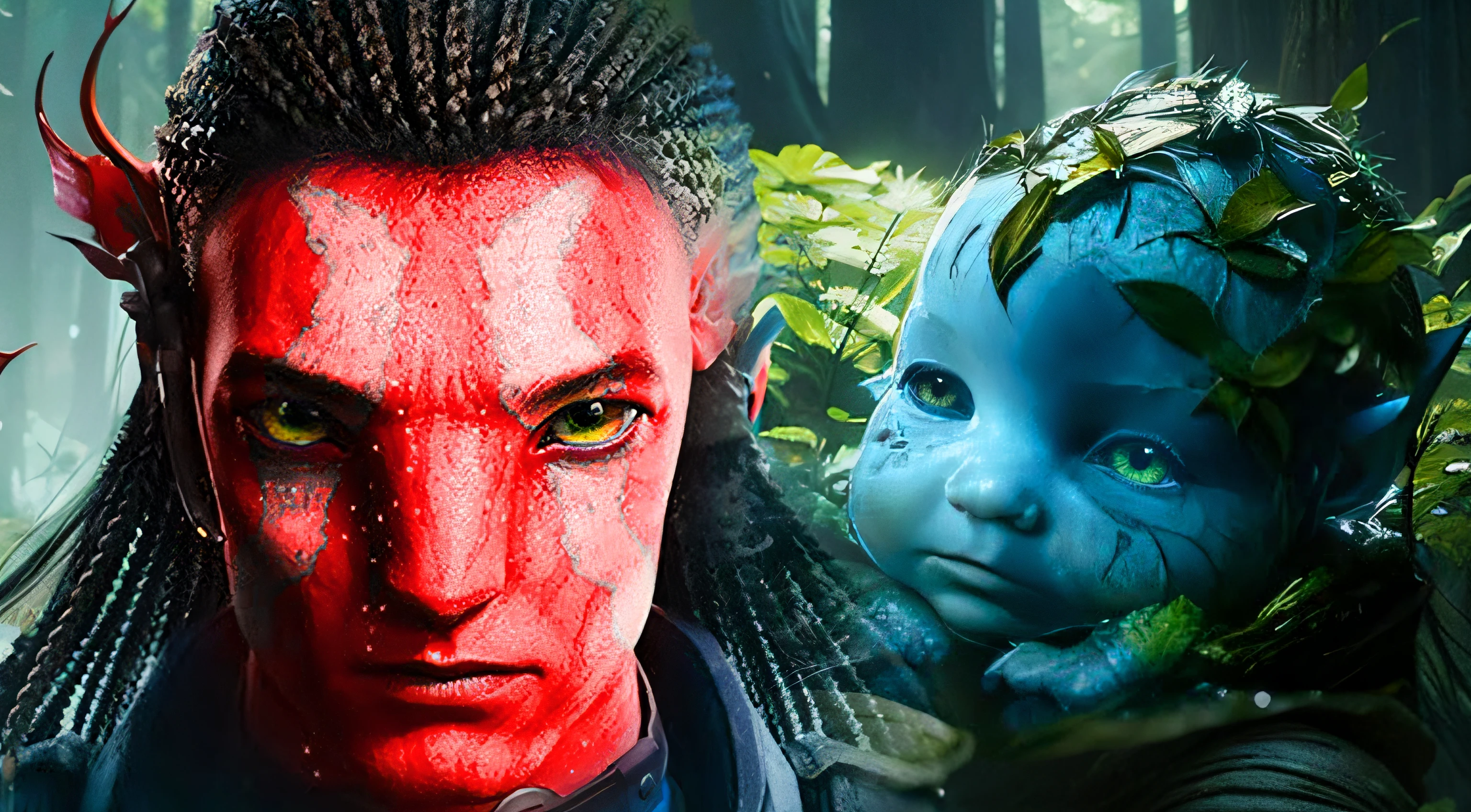 avatar movie, fantasy forest, background