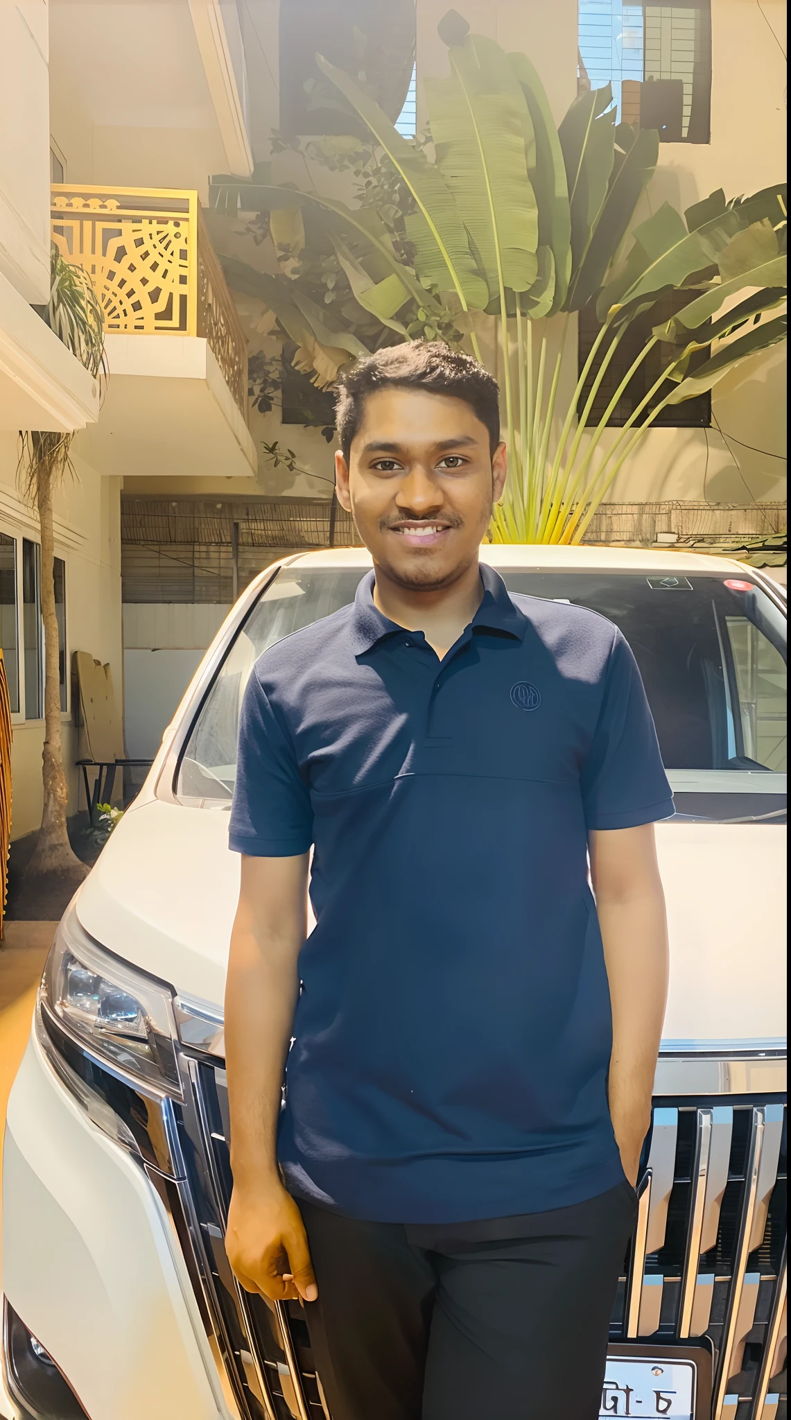 arafed man standing in front of a white car in a building, jayison devadas, front profile shot, vinayak, profile picture, front profile!!!!, discovered photo, reddit post, facebook post, full body photogenic shot, with a happy expression, khyzyl saleem, johnatan wayshak, RAW photo, a 22-year-old-girl, upper body, selfie in a car, blue hoodie, (raecmbr-2650:0.9), (r4ec4mbr4:0.95), (1girl), (realistic), (photo-realistic:1.5), inside a car, driving, lipstick, freckles, (short hair), multicolor hair, necklace, (RAW photo, 8k uhd, film grain), Sharp Eyeliner, Blush Eyeshadow With Thick Eyelashes, extremely delicate and beautiful, 8k, soft lighting, high quality, highres, sharp focus, extremely detailed, during the day, (sunlight on face), beautiful detailed eyes, extremely detailed eyes and face, masterpiece, cinematic lighting, (high detailed skin:1.2), 8k uhd, dslr, soft lighting, high quality, film grain, Fujifilm XT3