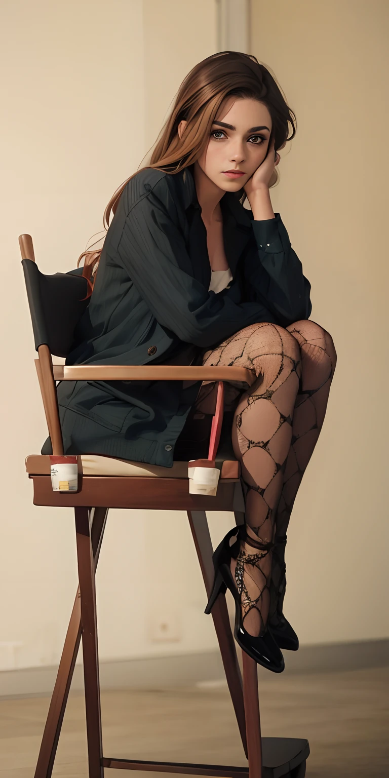 Mujer sentada en una silla con una chaqueta negra y medias, sentado en la silla, Sentado en una silla, Sentado en una silla, Sentado en la silla, Emma Watson sentada en la silla, atado con la silla, Sentarse en una silla, Toma de retrato, piernas cruzadas, photo session, Sentado en una mesa, sentado en un taburete, inspirado por Elsa Bleda, usar medias